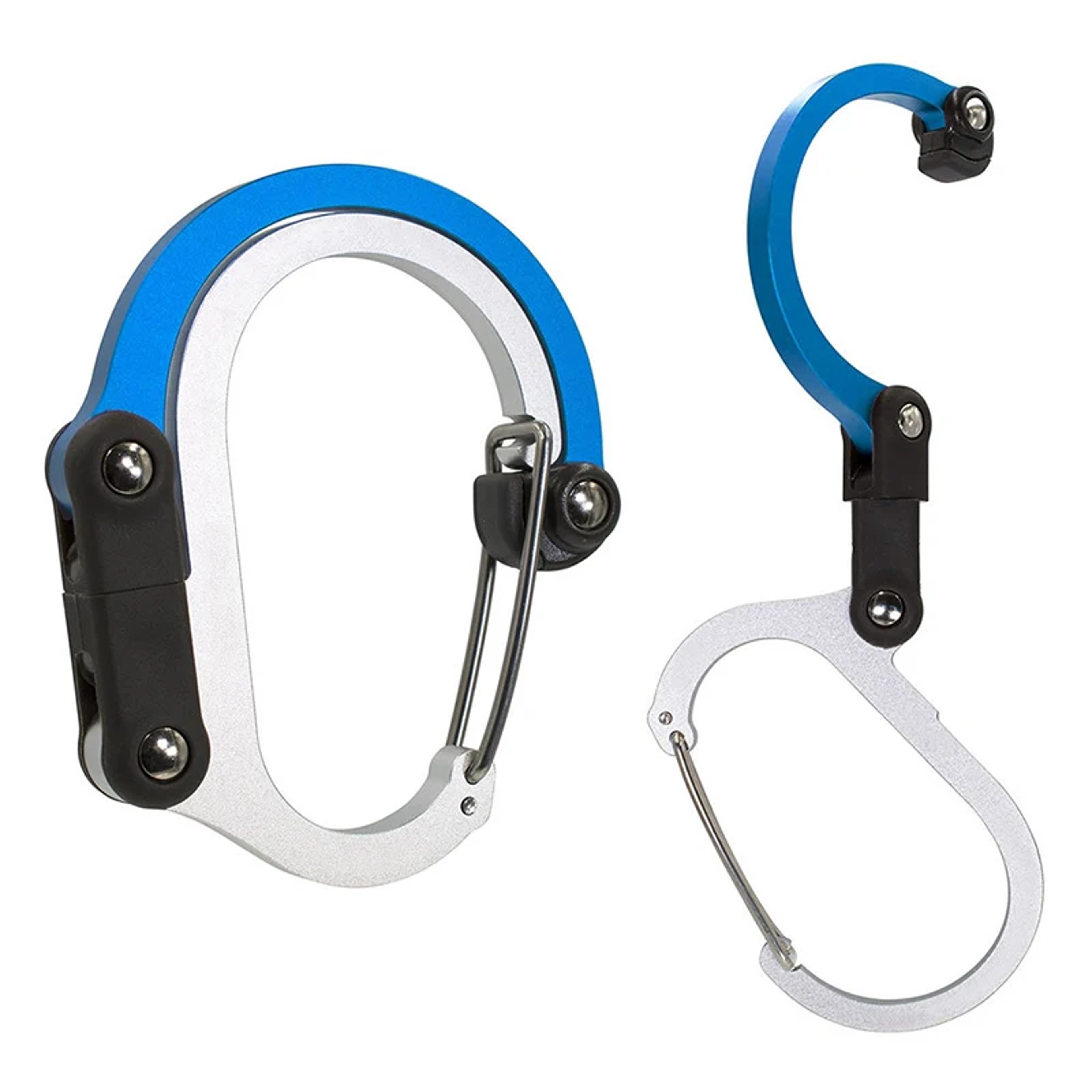 Rotating Camping Carabiner Gear Clip with Backpack Hook and 20KG Load Capacity – view 6