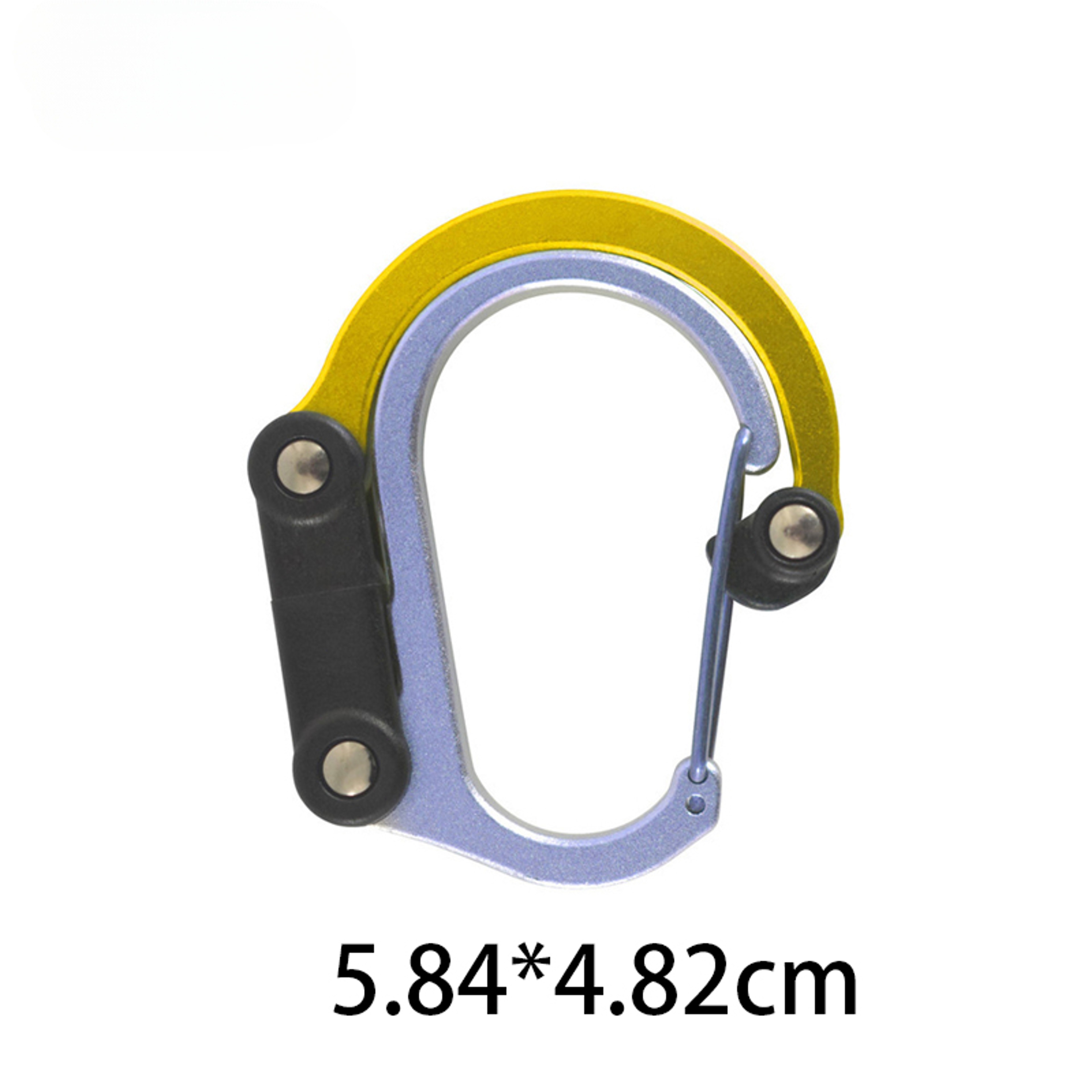 Rotating Camping Carabiner Gear Clip with Backpack Hook and 20KG Load Capacity – view 9