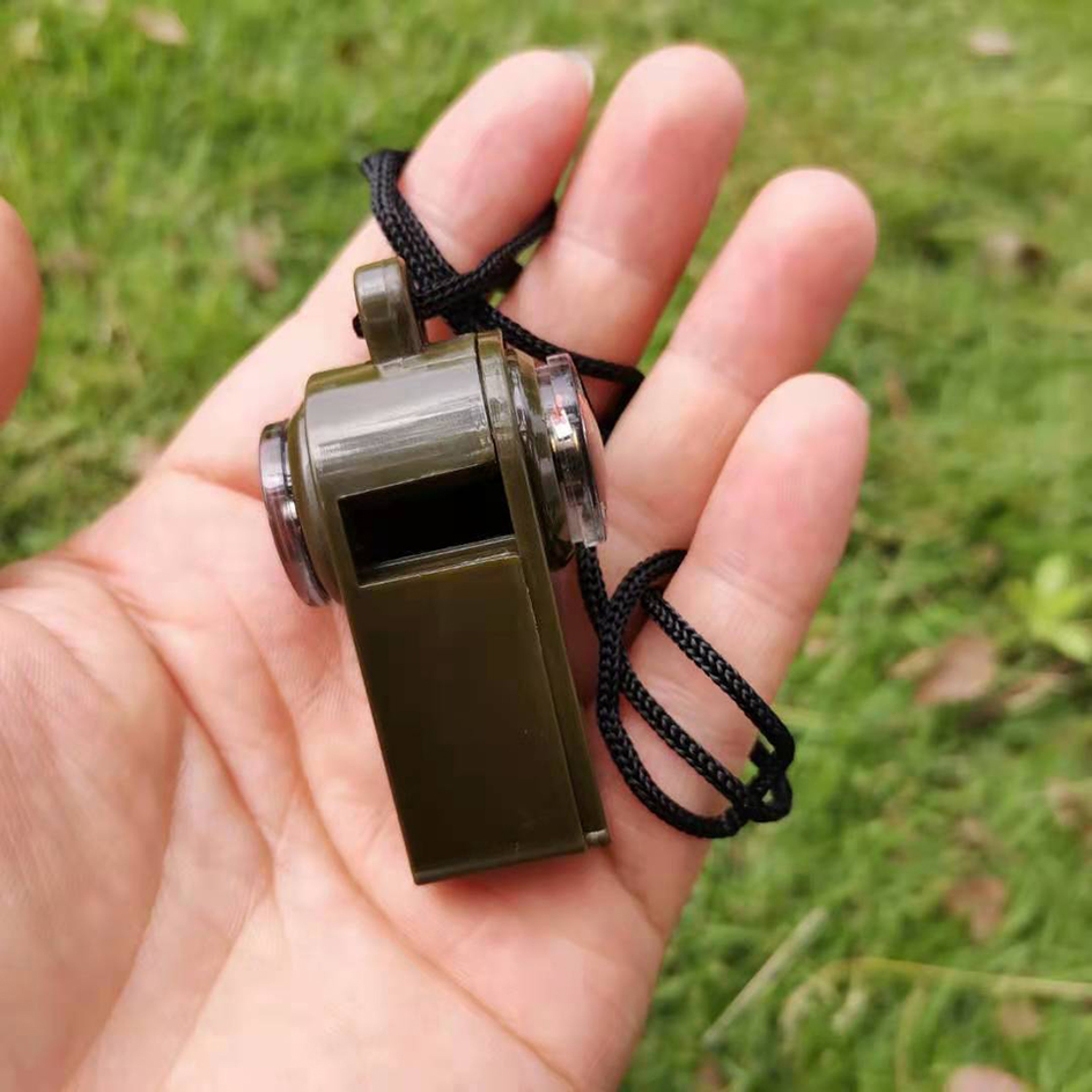 Emergency Survival Whistle with Compass & Thermometer for Camping Hiking Safety – view 6