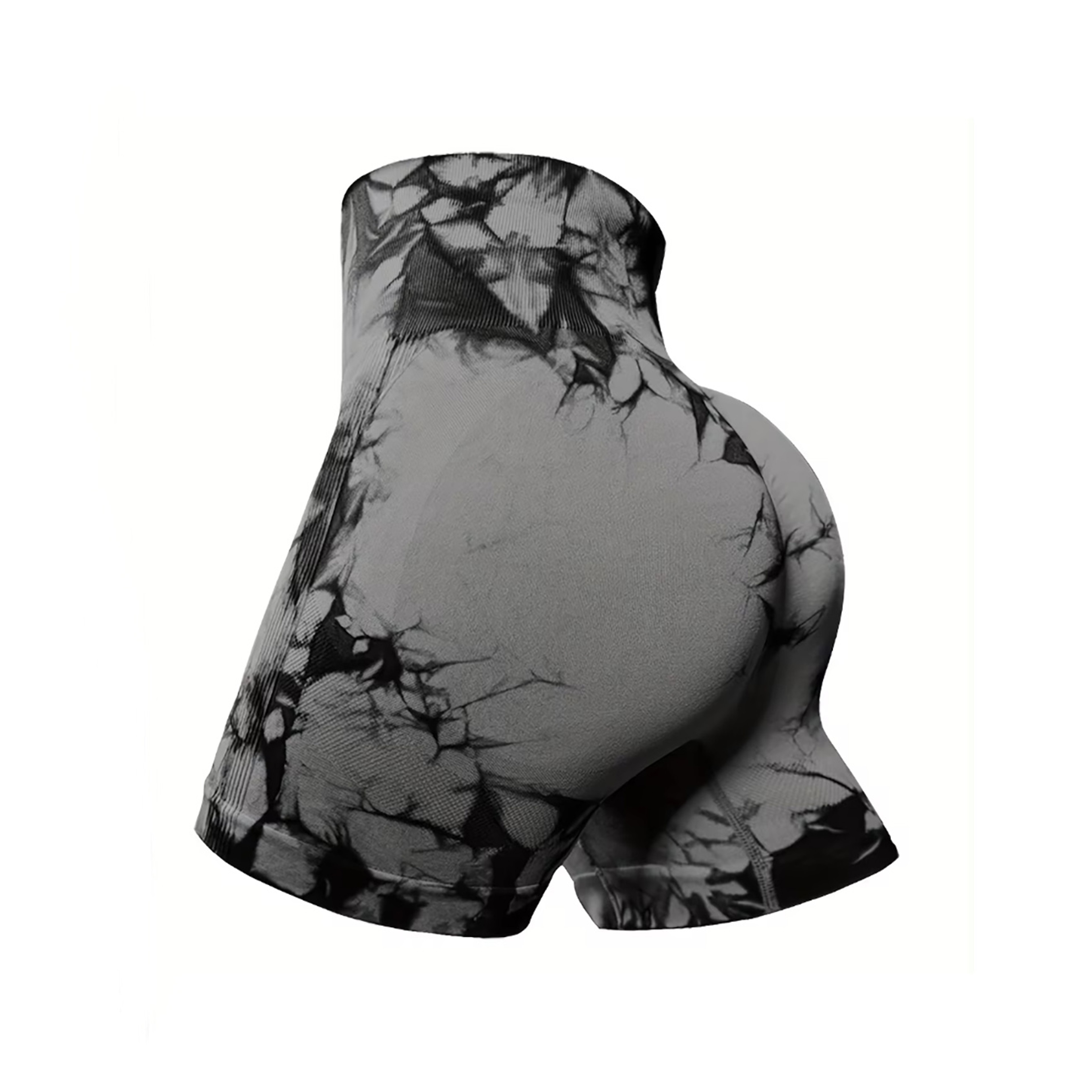 High Waisted Yoga Shorts Seamless Tie Dye Workout Shorts For Women 4
