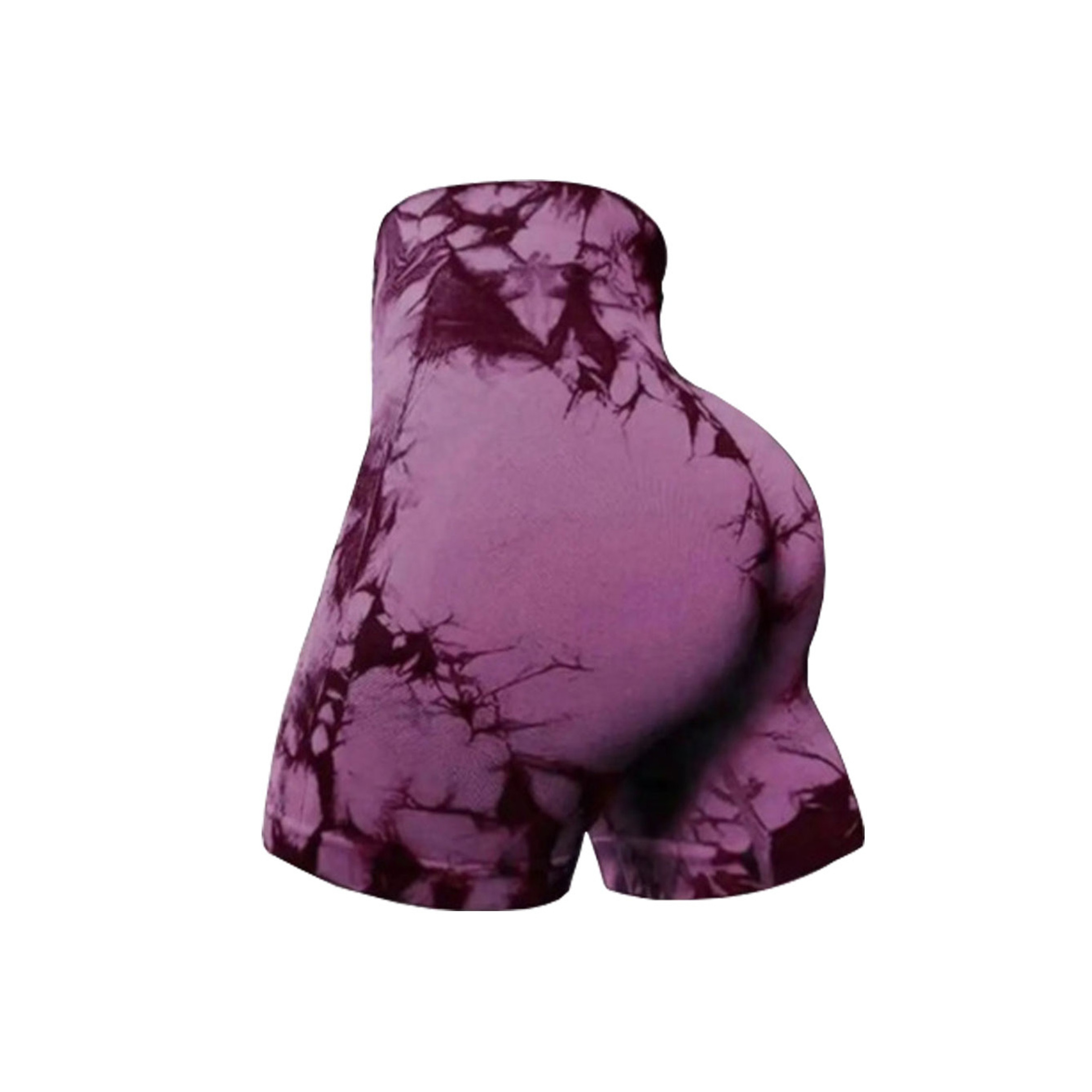 High Waisted Yoga Shorts Seamless Tie Dye Workout Shorts For Women 11