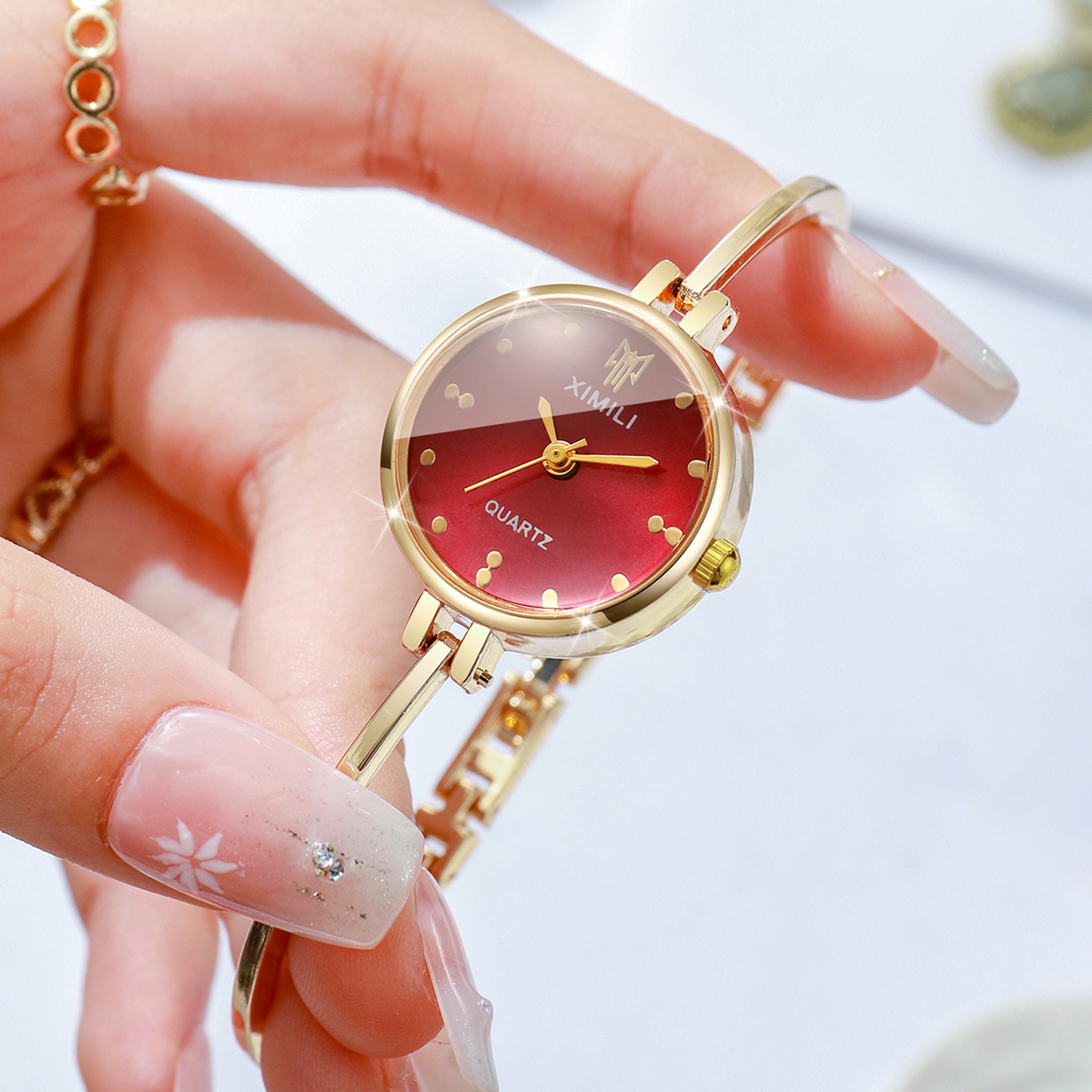 Elegant Women's Bracelet Watch with Quartz Movement and Bangle Strap for Everyday Style – view 4