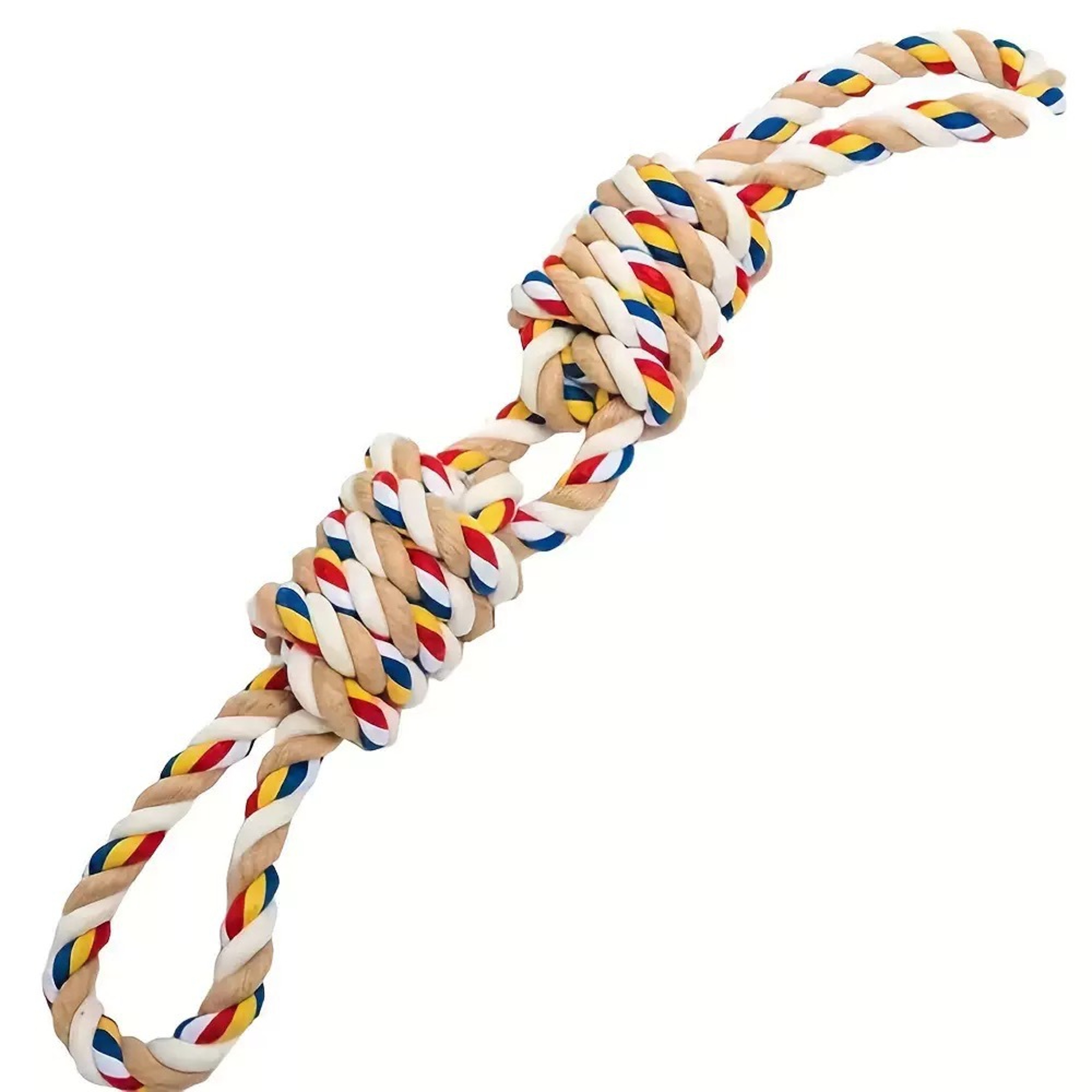 Dog Rope Toy for Teeth Cleaning, Interactive Tug & Durable Cotton Dog Chew Toy – view 7