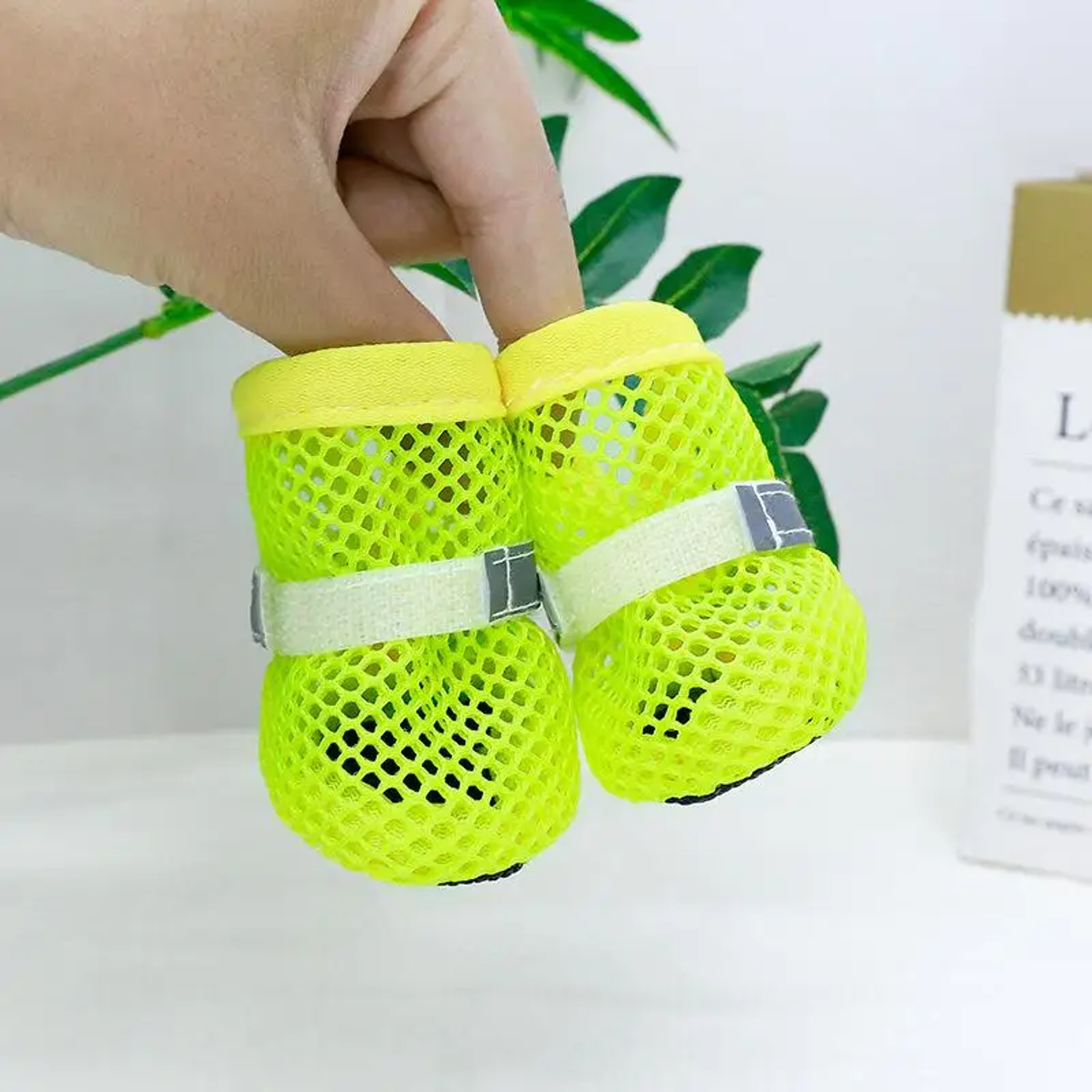 Cooling Dog Boots For Summer Breathable Dog Shoes With Reflective Straps  Soft Anti Slip Soles 2