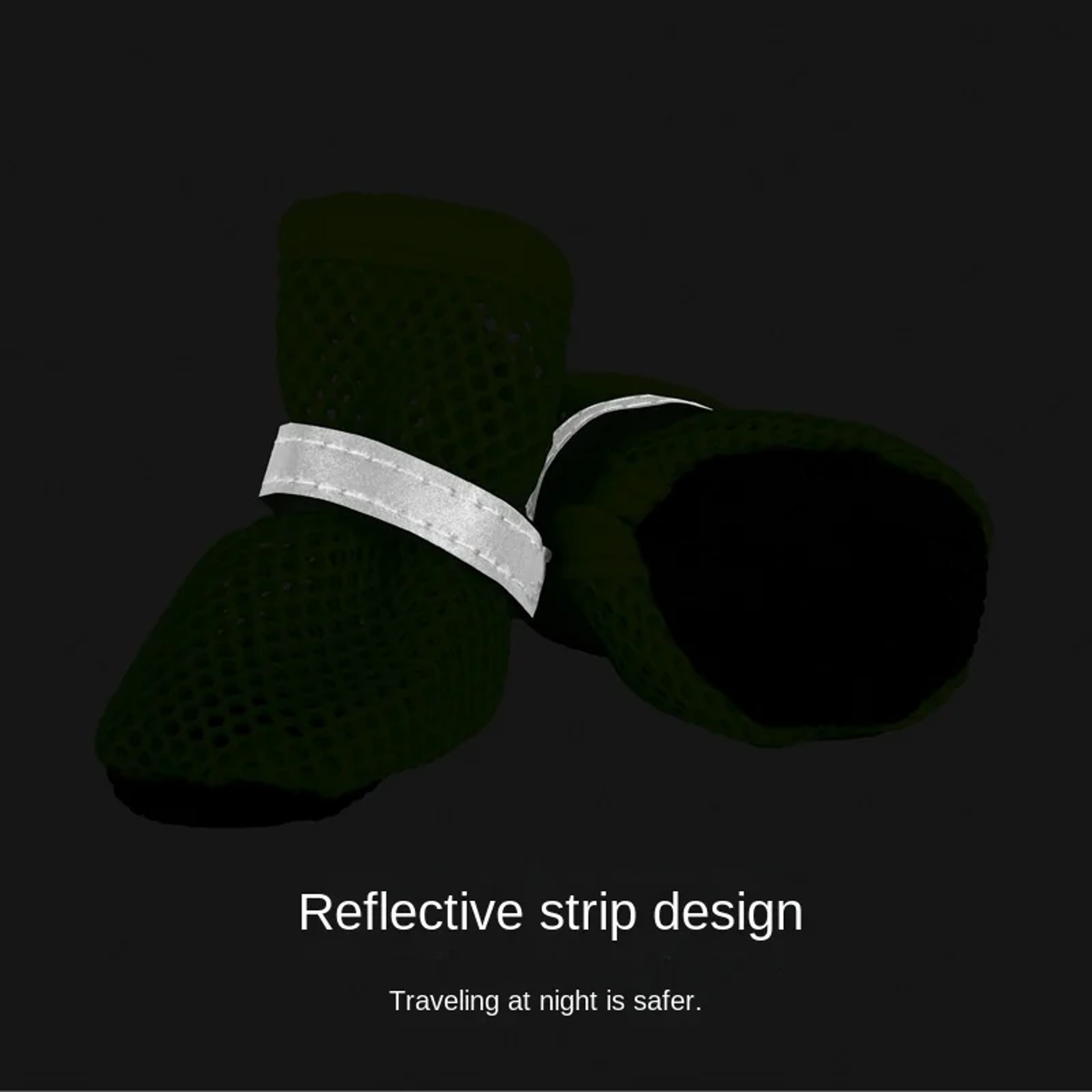 Cooling Dog Boots For Summer Breathable Dog Shoes With Reflective Straps  Soft Anti Slip Soles 5