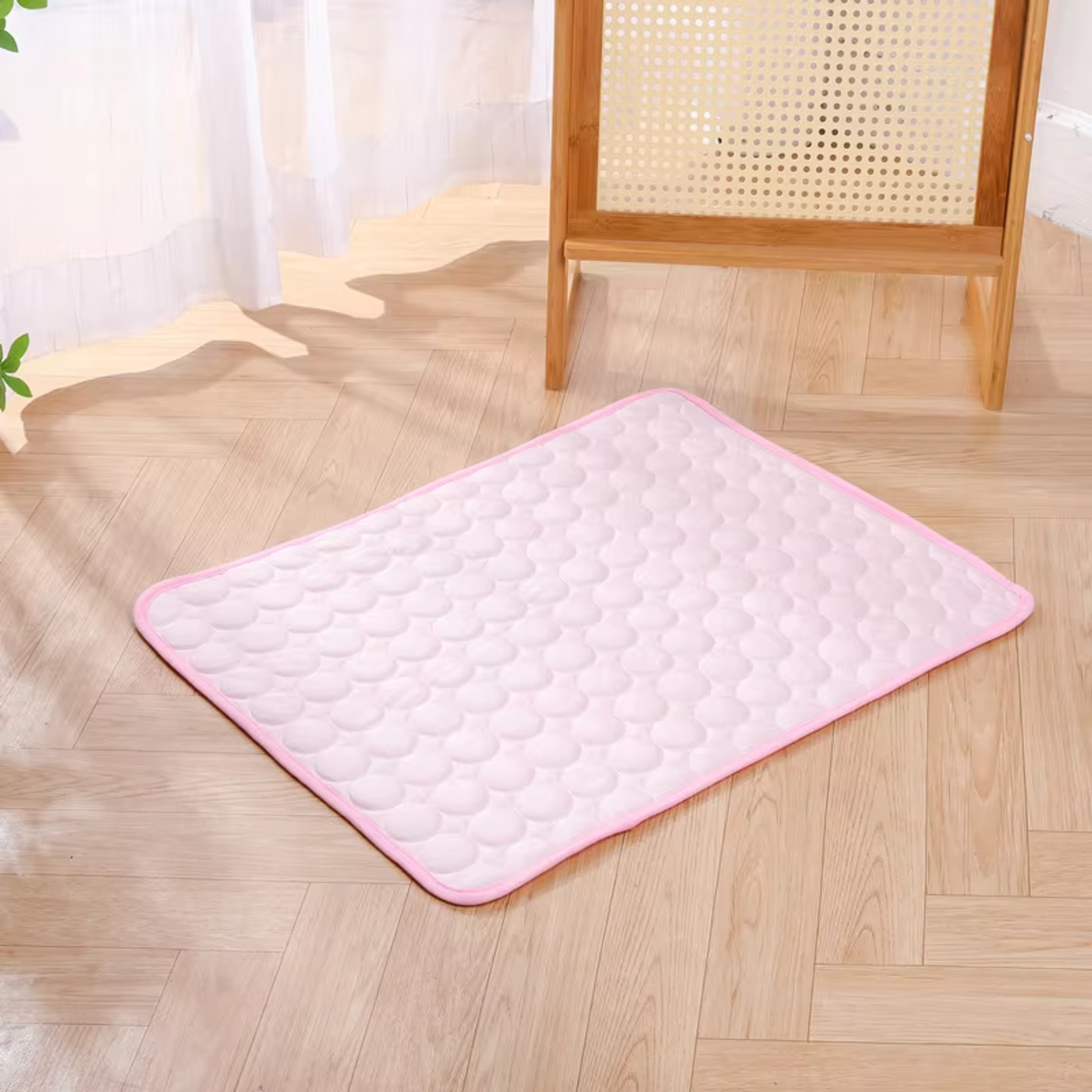 Ice Silk Pet Cooling Mat for Dogs & Cats Breathable Non-Slip Washable Summer Cooling Pad – view 9