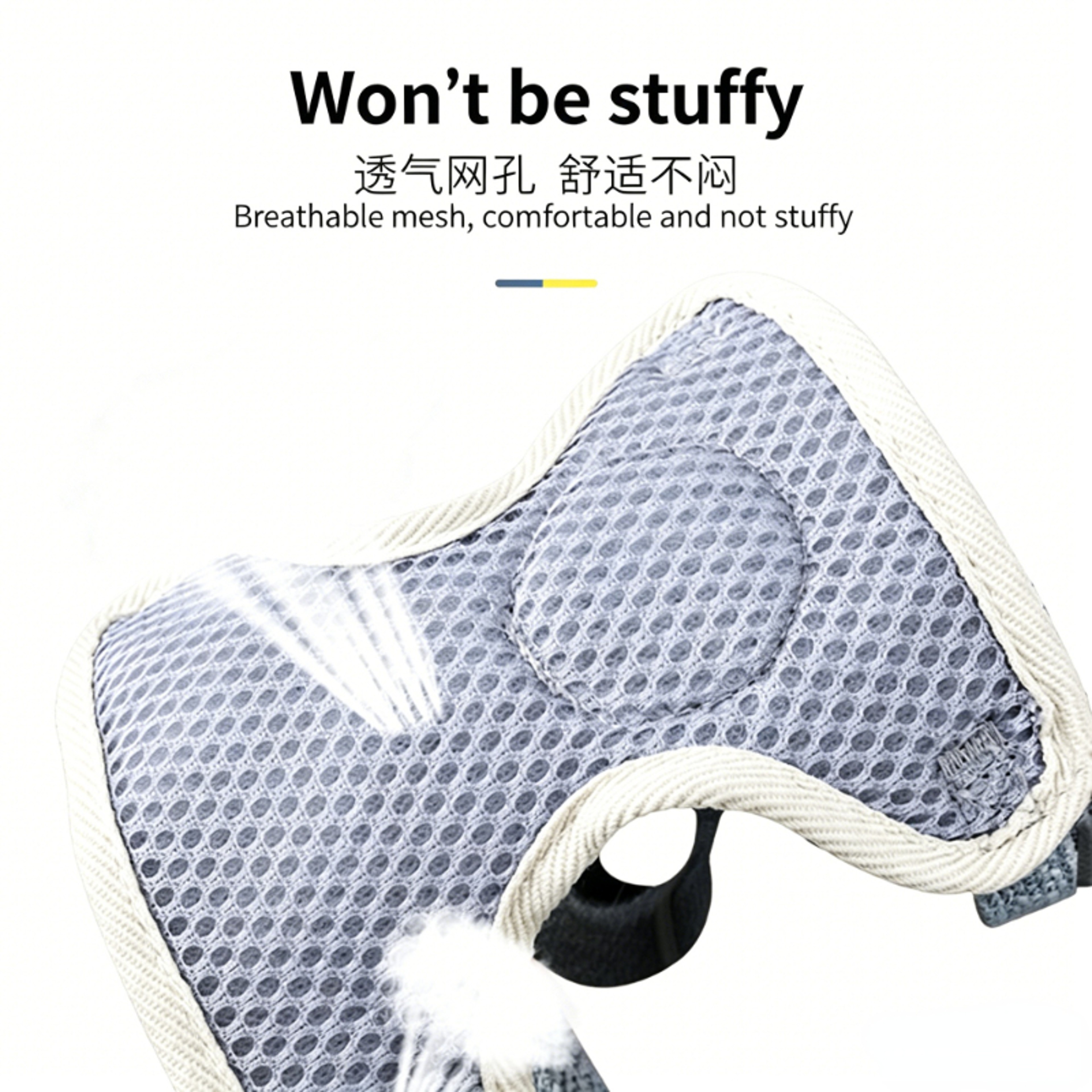 Breathable Pet Harness With Leash Adjustable Cat  Dog Vest For Small Pets 3