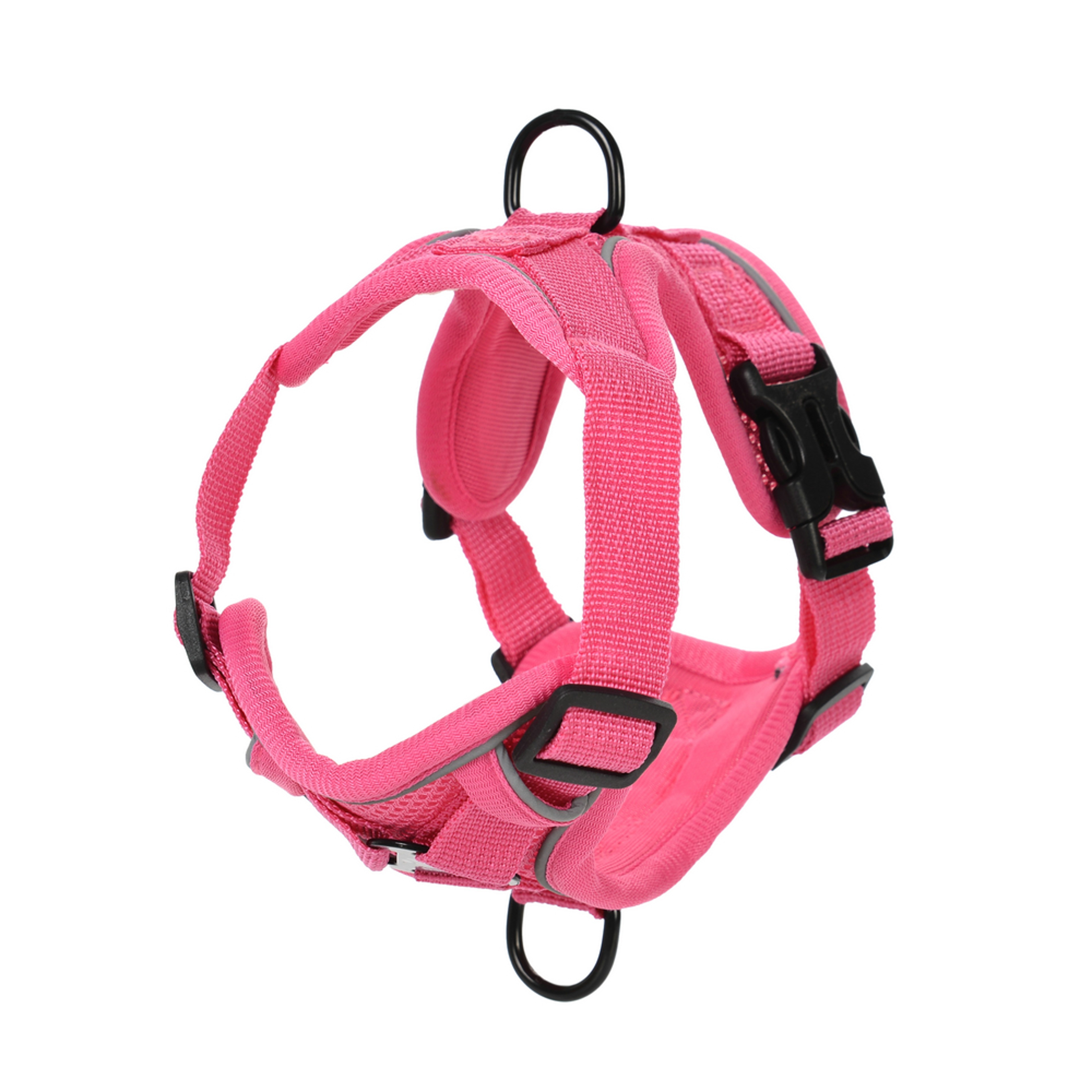 Reflective Dog Harness Leash Set Adjustable Soft Vest for Small Medium Dogs & Cats – view 7