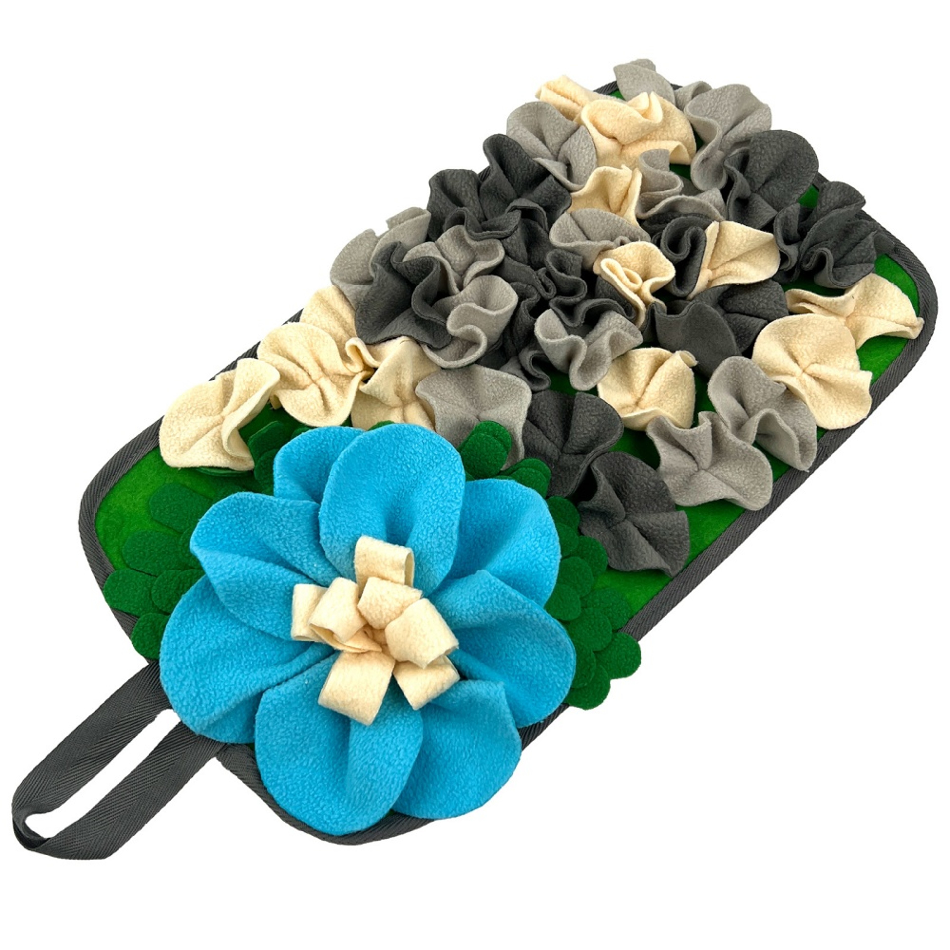 Interactive Rabbit Snuffle Feeding Mat for Small Animals Floral Foraging Puzzle Toy – view 10