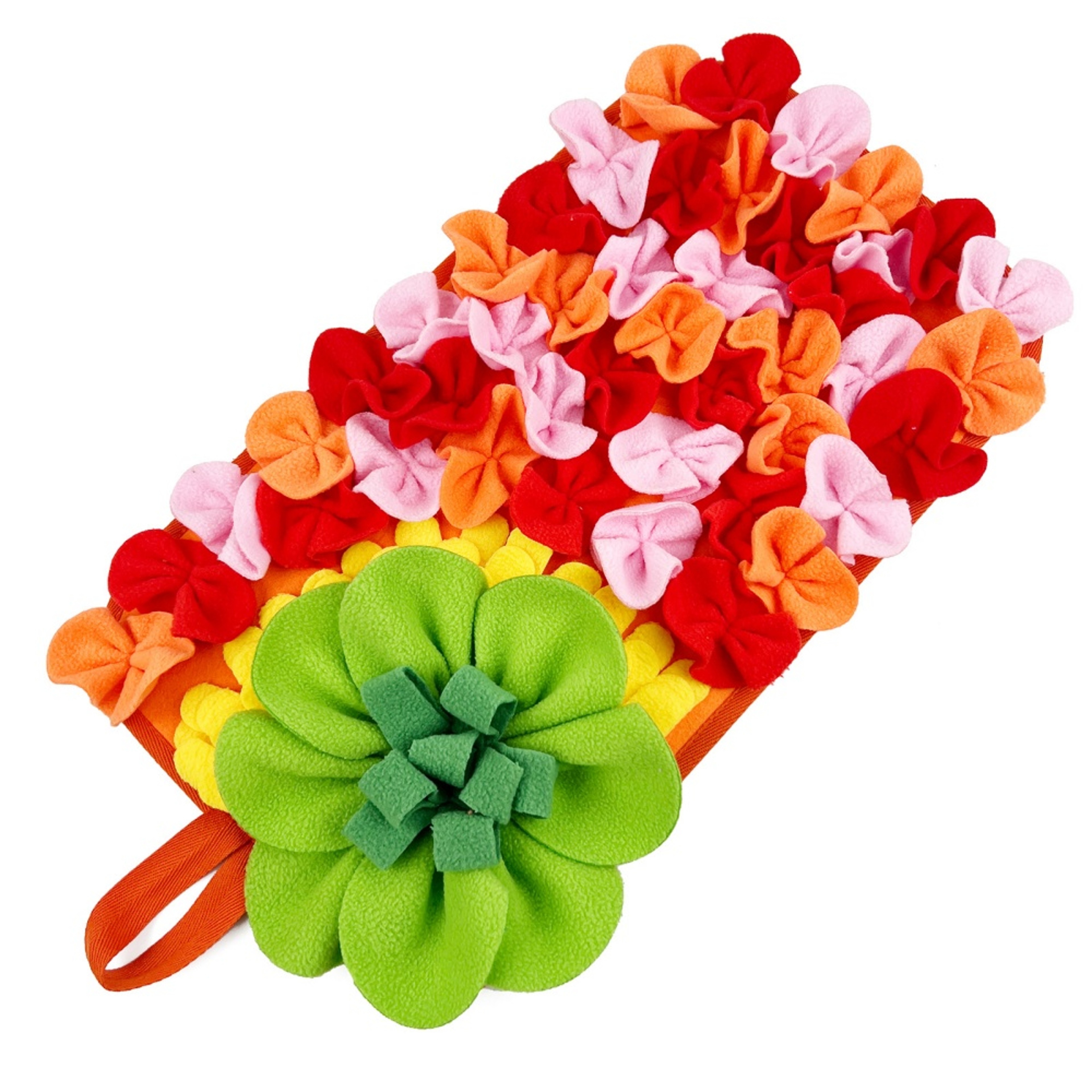 Interactive Rabbit Snuffle Feeding Mat for Small Animals Floral Foraging Puzzle Toy – view 11