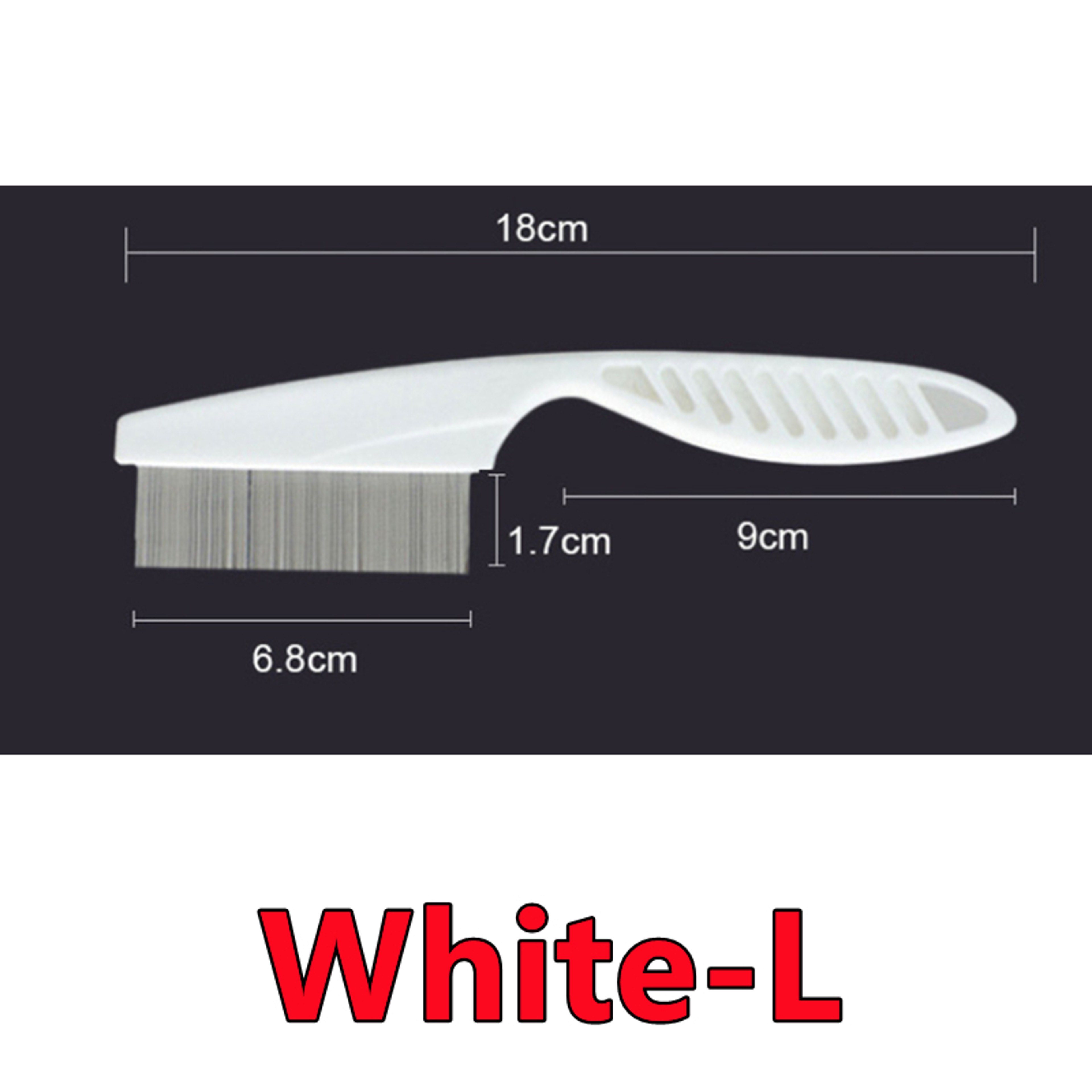 Gentle Undercoat Rake Dual Sided Pet Grooming Brush & Cat Hair Removal Comb – view 7