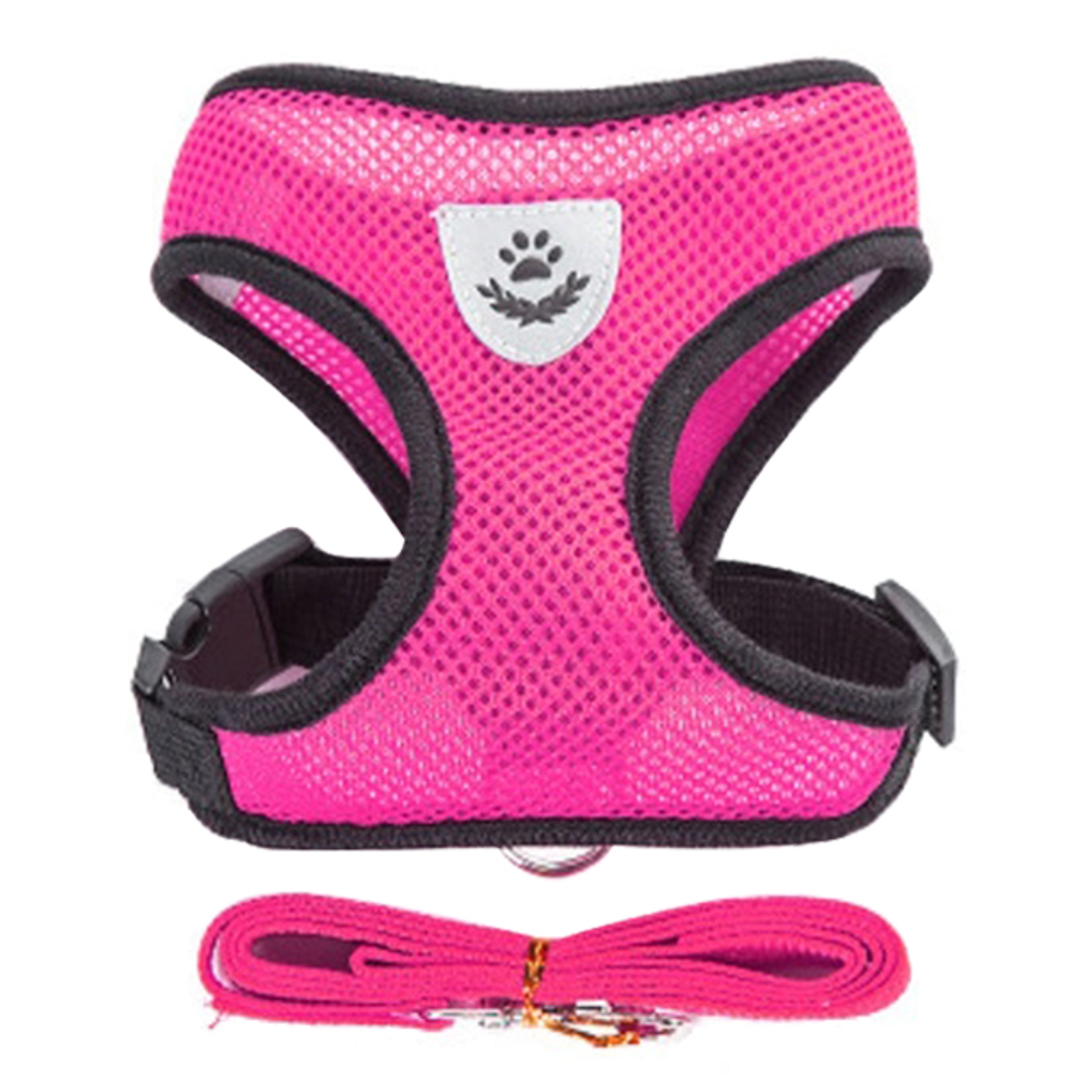 Comfort Fit Breathable Mesh Dog Harness and Leash Set Adjustable Reflective Pet Vest – view 7