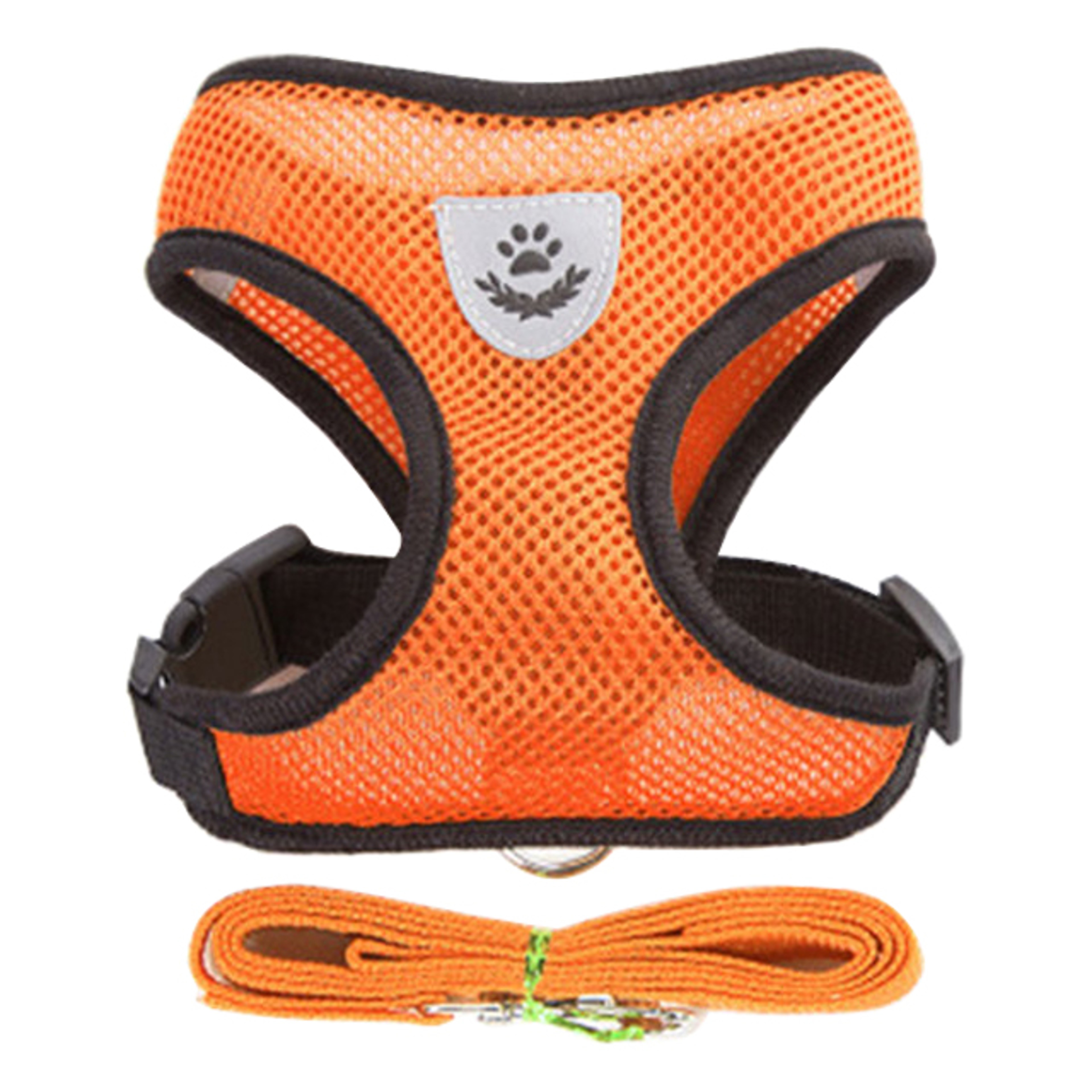 Comfort Fit Breathable Mesh Dog Harness and Leash Set Adjustable Reflective Pet Vest – view 8