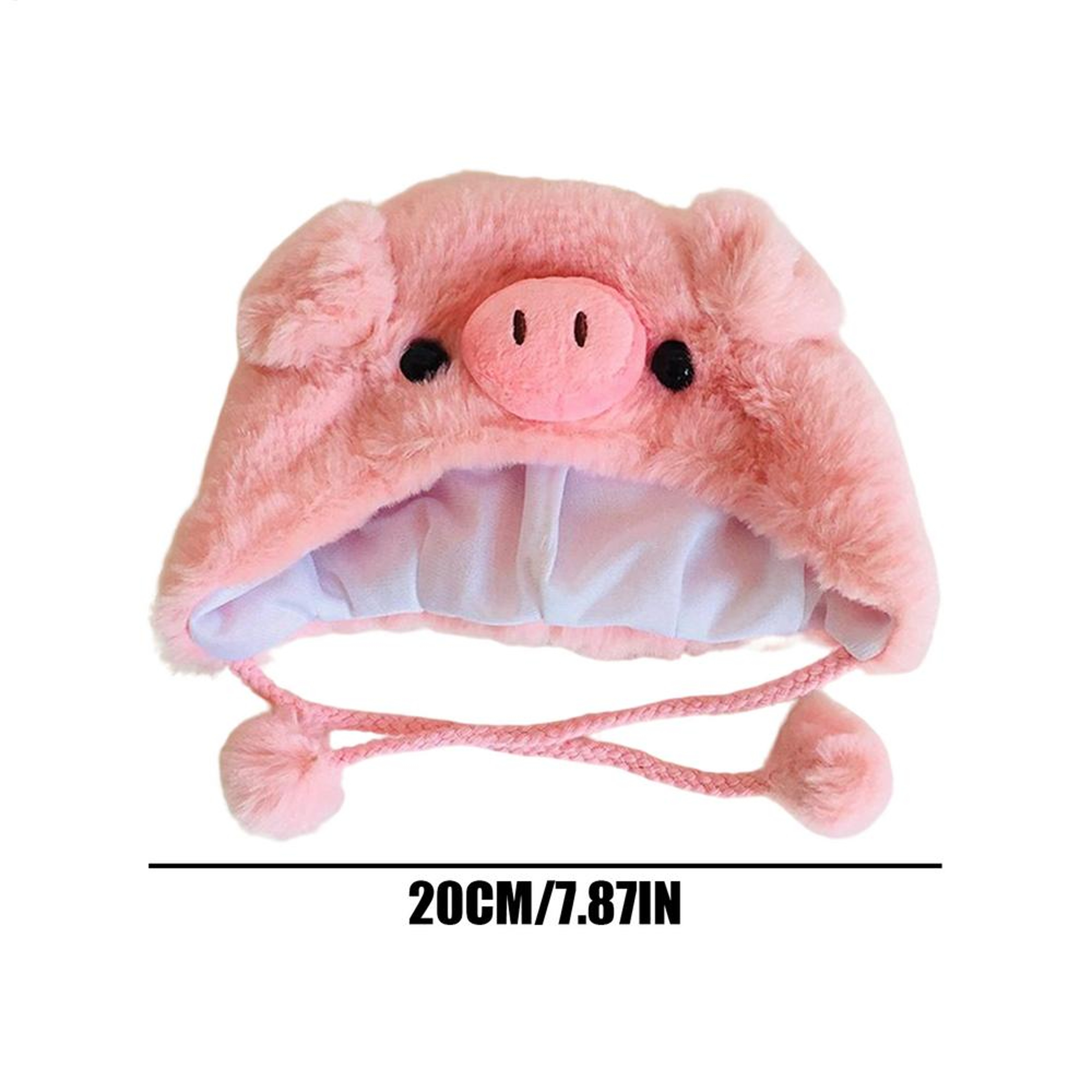 Cute Cat Hat Costume Soft Plush Pet Dress Up Headwear – view 7