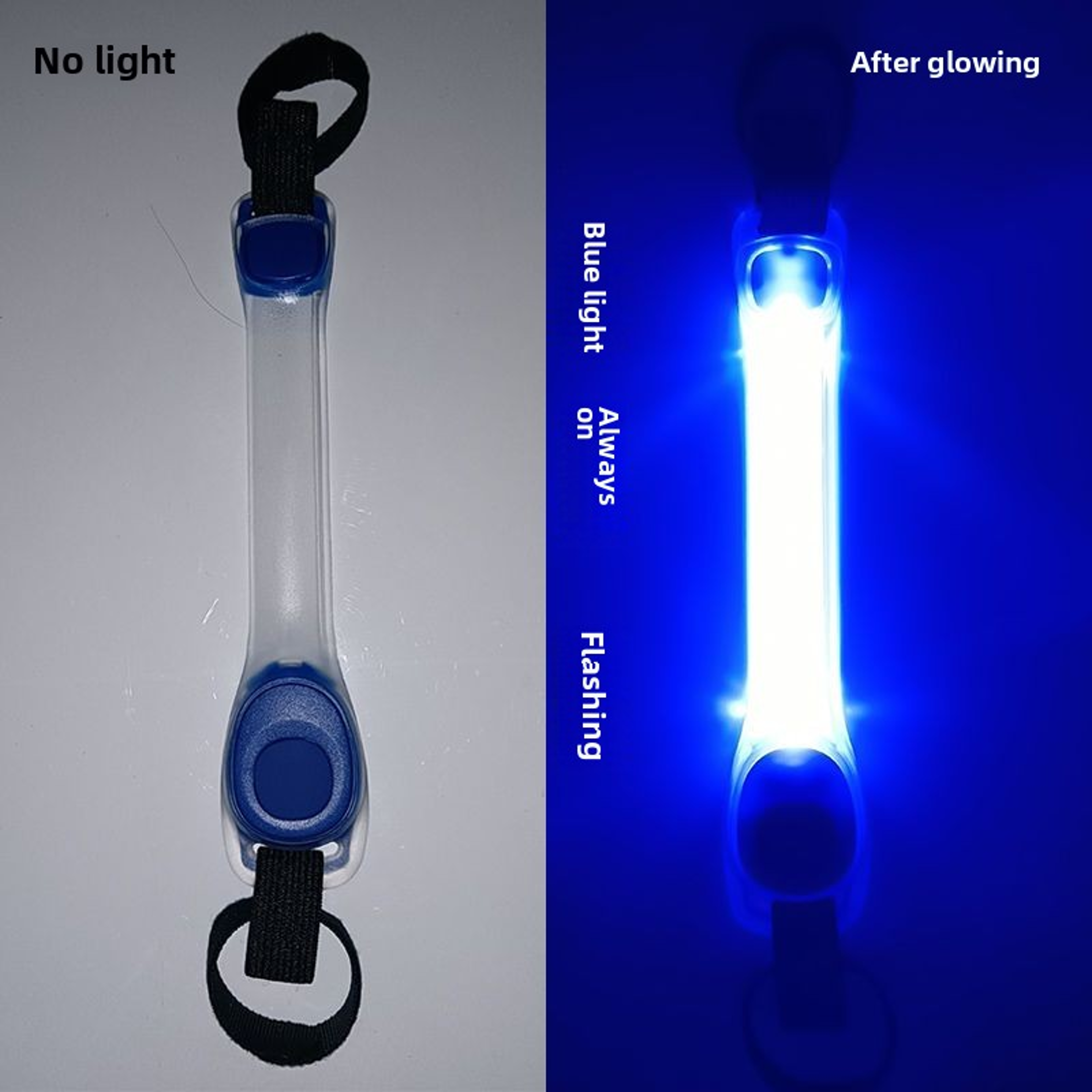 Bright Paw LED Dog Safety Light Waterproof Flashing Clip for Collar, Harness & Leash – view 3