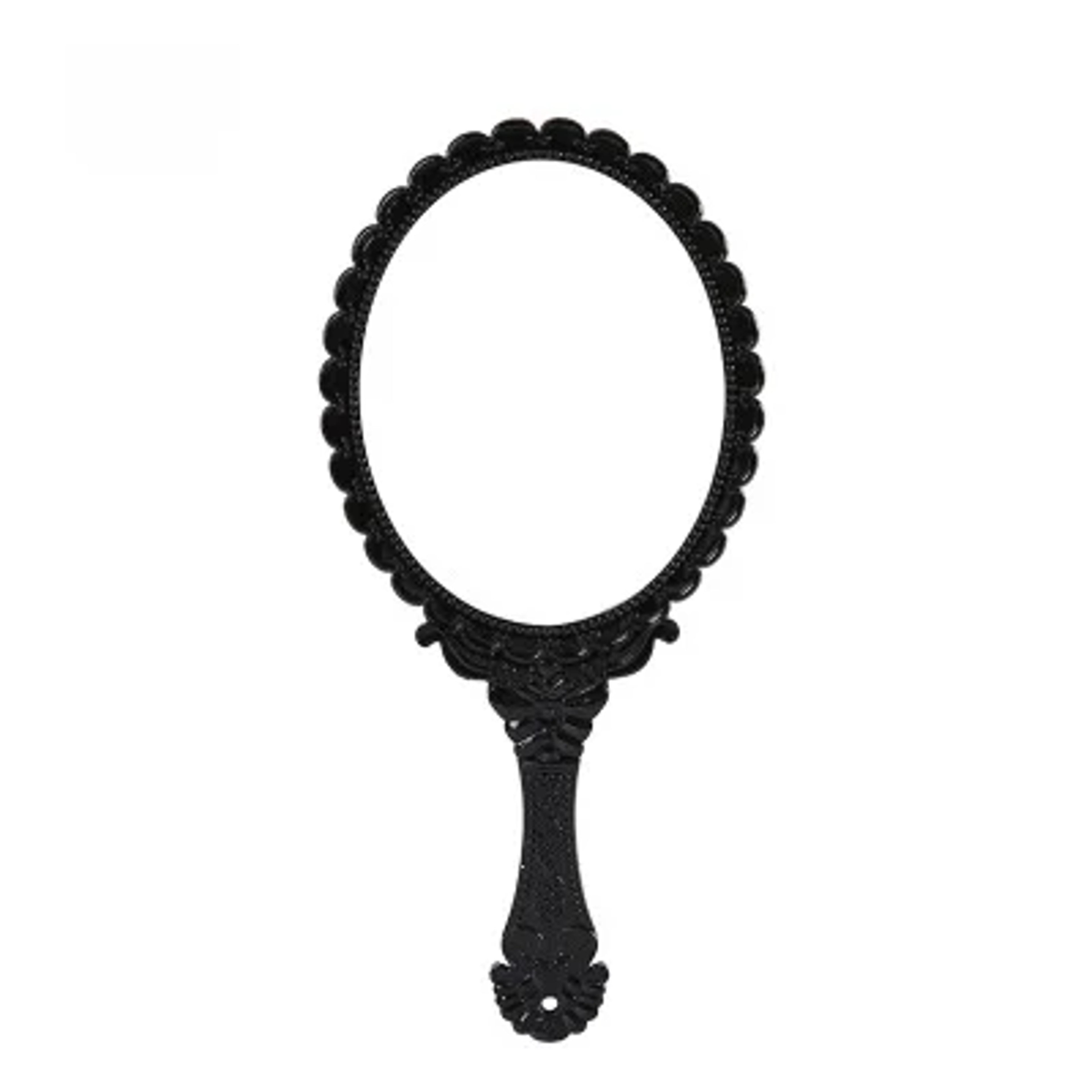 Vintage Handheld Vanity Mirror With Carved Handle Portable Travel Makeup Mirror For Beauty  Vanity  6