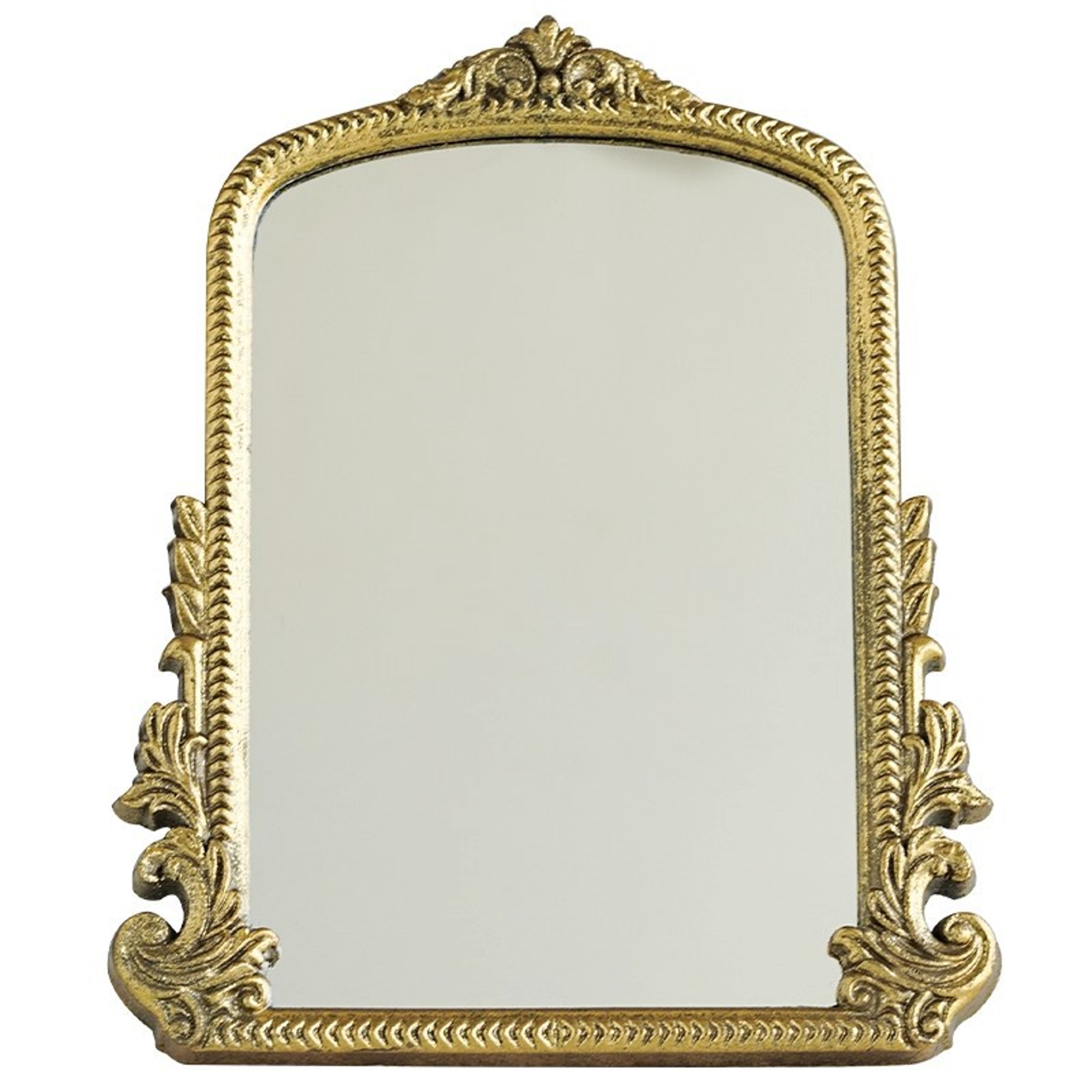 Vintage Handheld Makeup Mirror with Resin Frame Decorative Vanity Mirror for Makeup & Home Decor – view 1