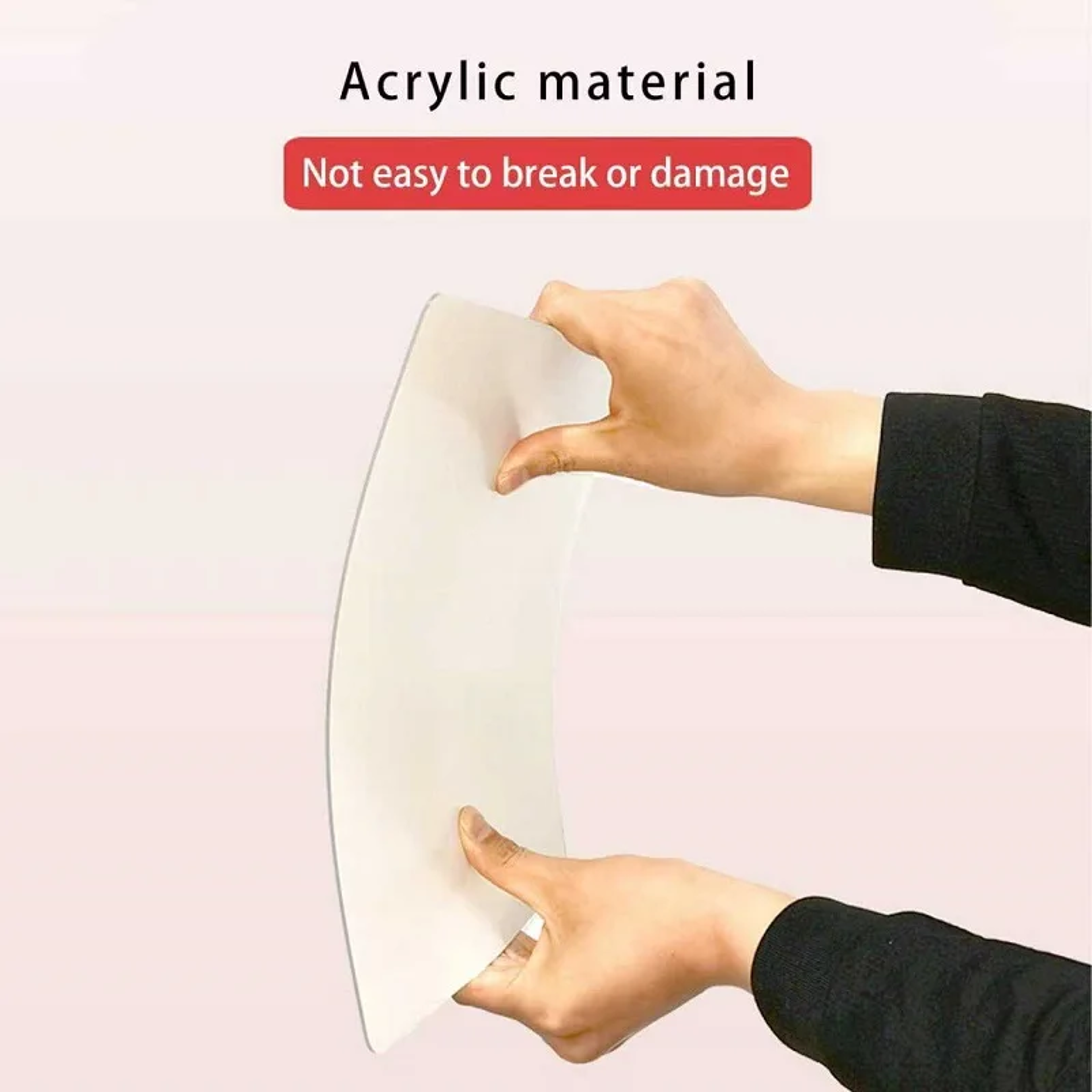DIY Acrylic Mirror Wall Stickers Self Adhesive Mirror Tiles for Modern Home Decor – view 5