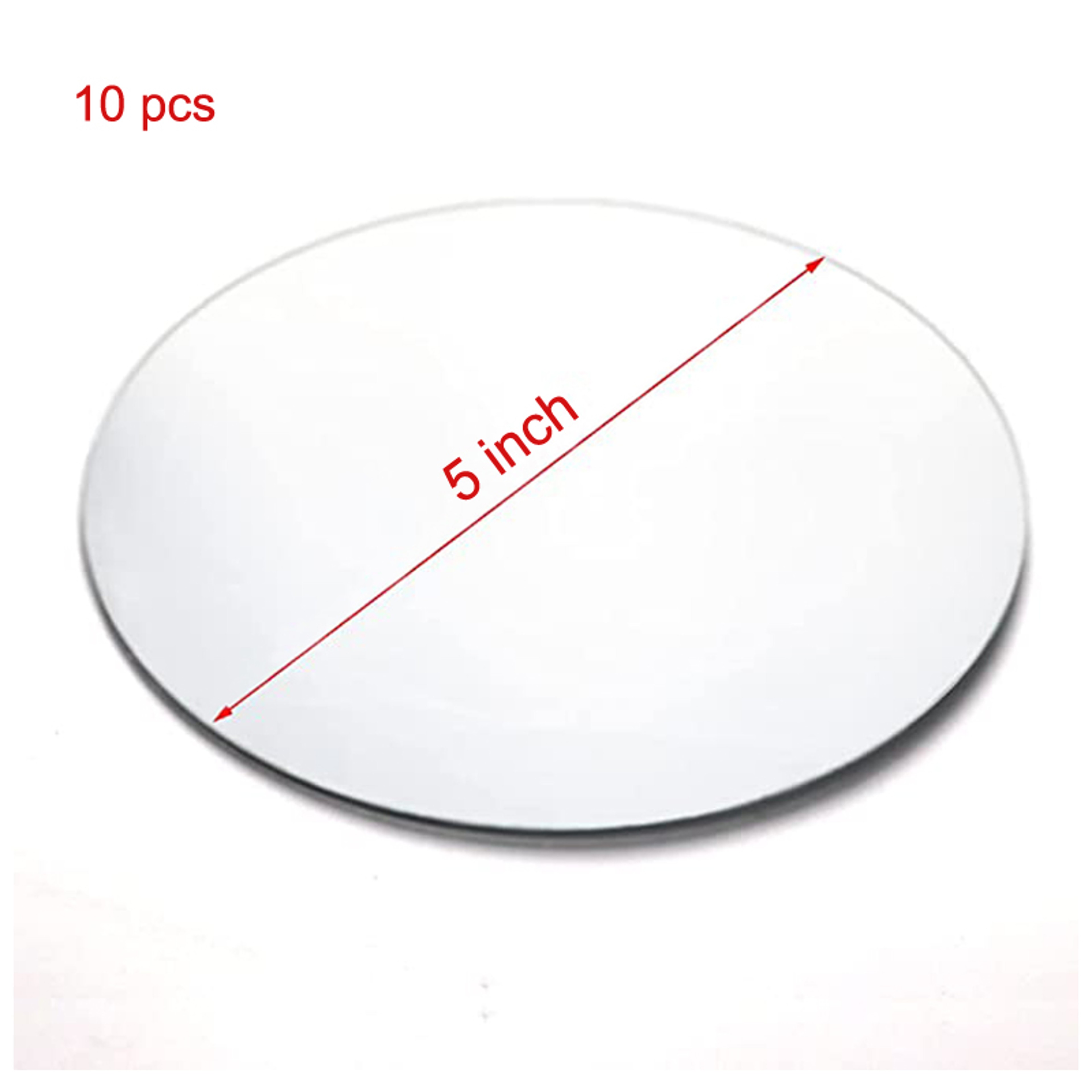 Acrylic Mirror Wall Stickers Round Self Adhesive DIY Decorative Mirror Set – view 3