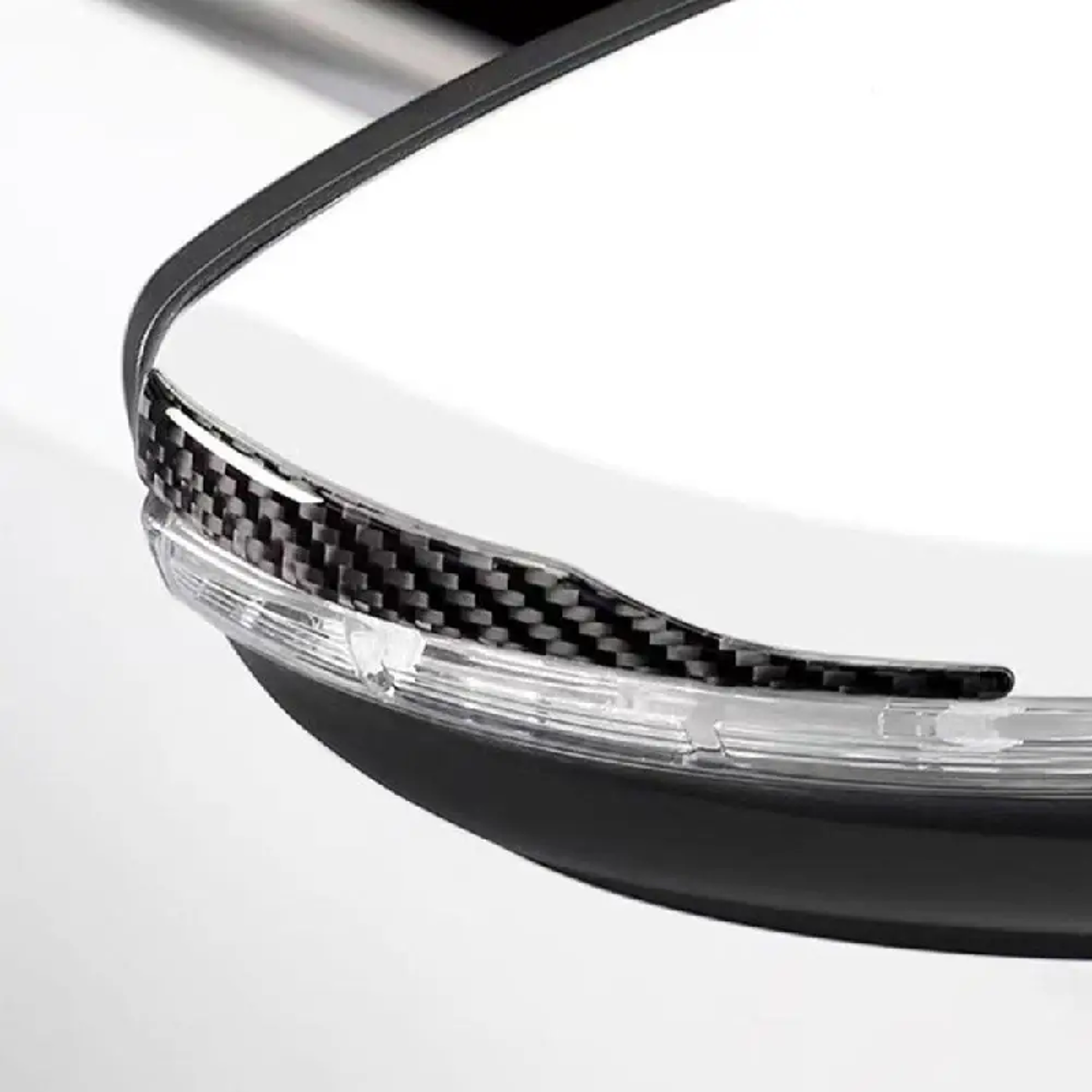 Carbon Fiber Rearview Mirror Protector Anti Scratch Reflective Car Mirror Guard Strips – view 6