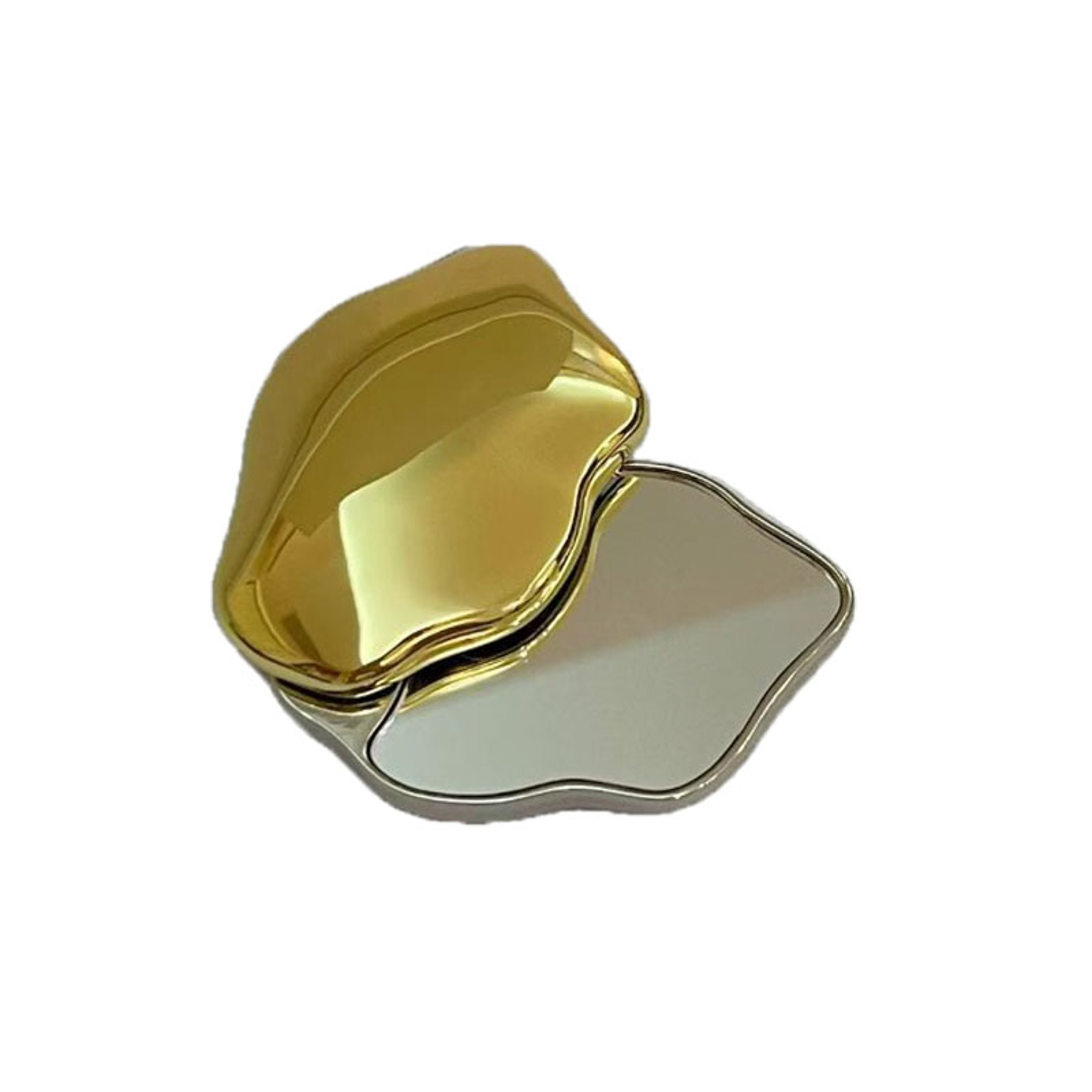 Elegant Heart Makeup Mirror Compact Pocket Mirror for Purse & Travel Touch Ups – view 10