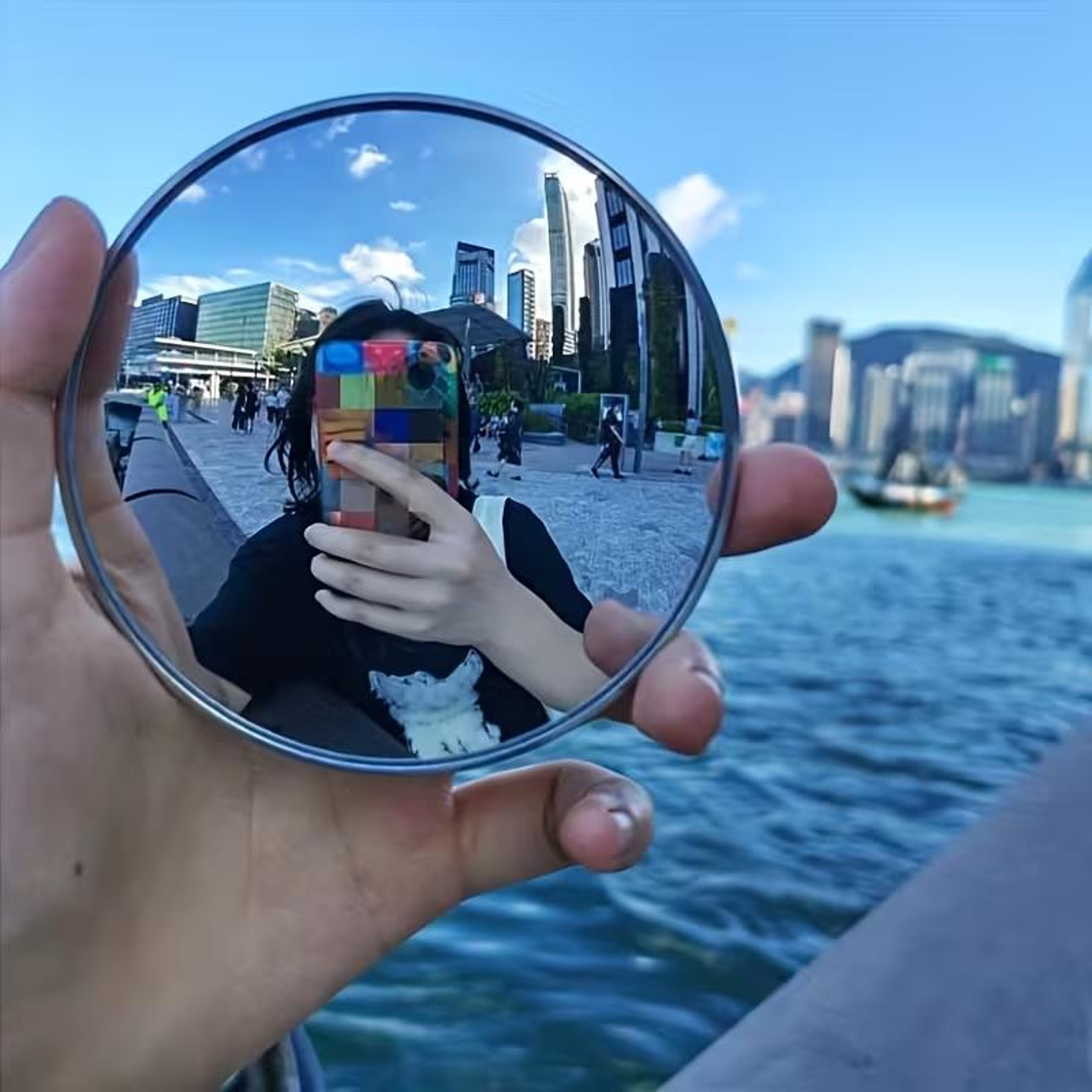 Portable Selfie Mirror for Photography Convex Wide Angle Travel Mirror for Content Creators – view 3
