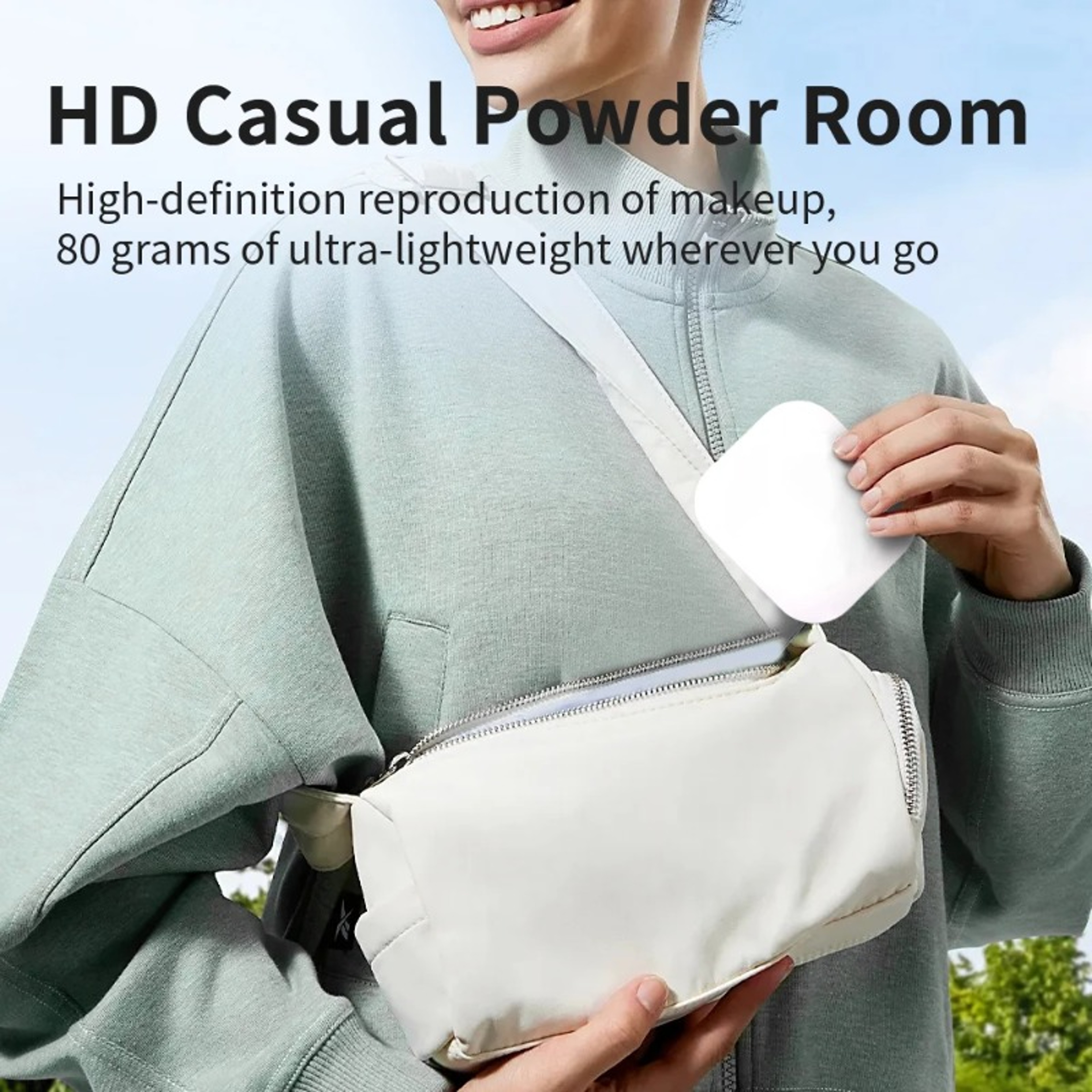 LED Compact Mirror With Light Magnifying Travel Makeup Mirror For Purse  Pocket 3
