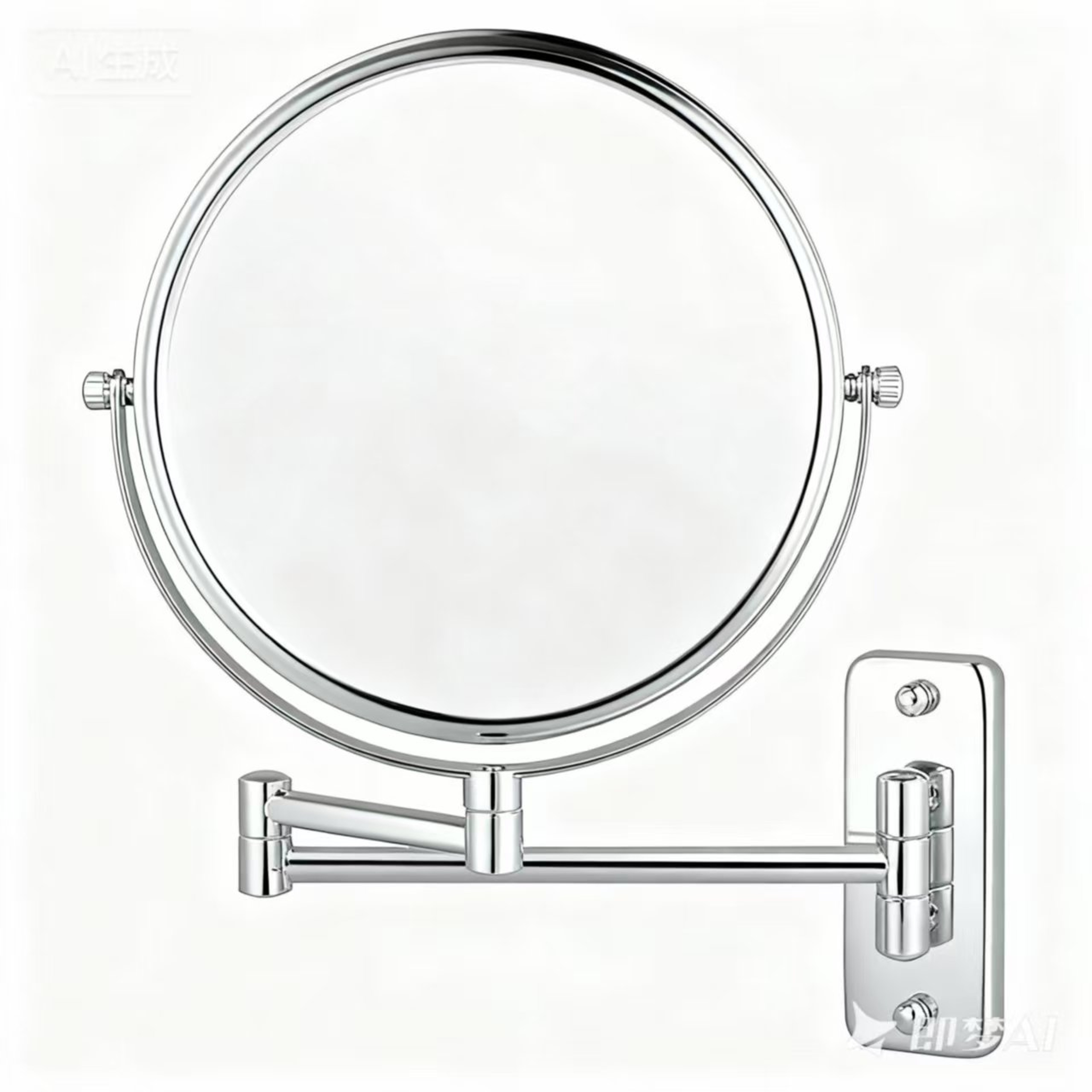 Rechargeable Wall Mounted Makeup Mirror with LED Light, Magnifying Mirror, Double-Sided Vanity Mirror – view 7