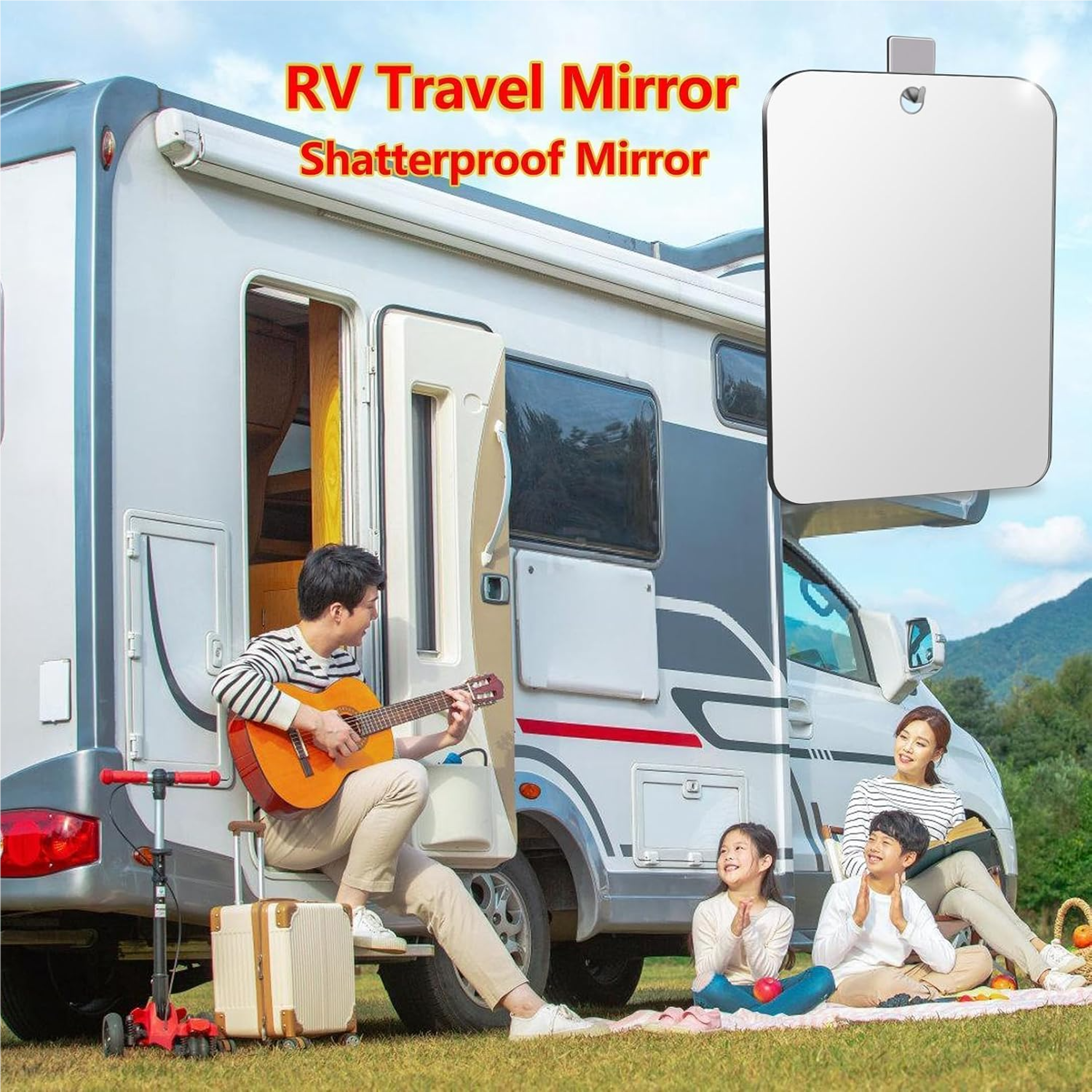 Fogless Shower Mirror for Shaving Anti Fog Acrylic Bathroom & Travel Mirror – view 6