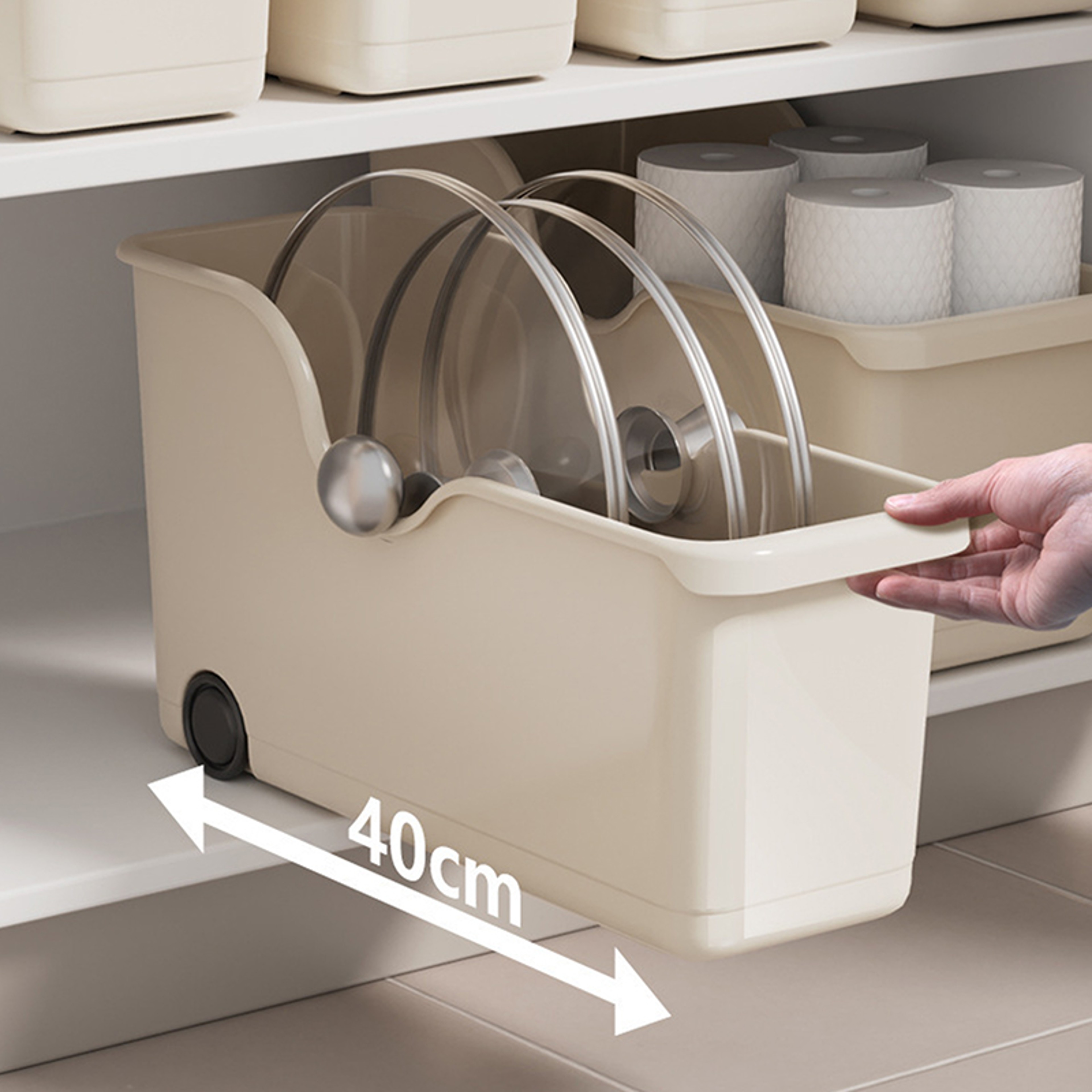 Rolling Kitchen Organizer With Wheels Space Saving Storage Cart For Seasoning Bottles And Daily Ess 1
