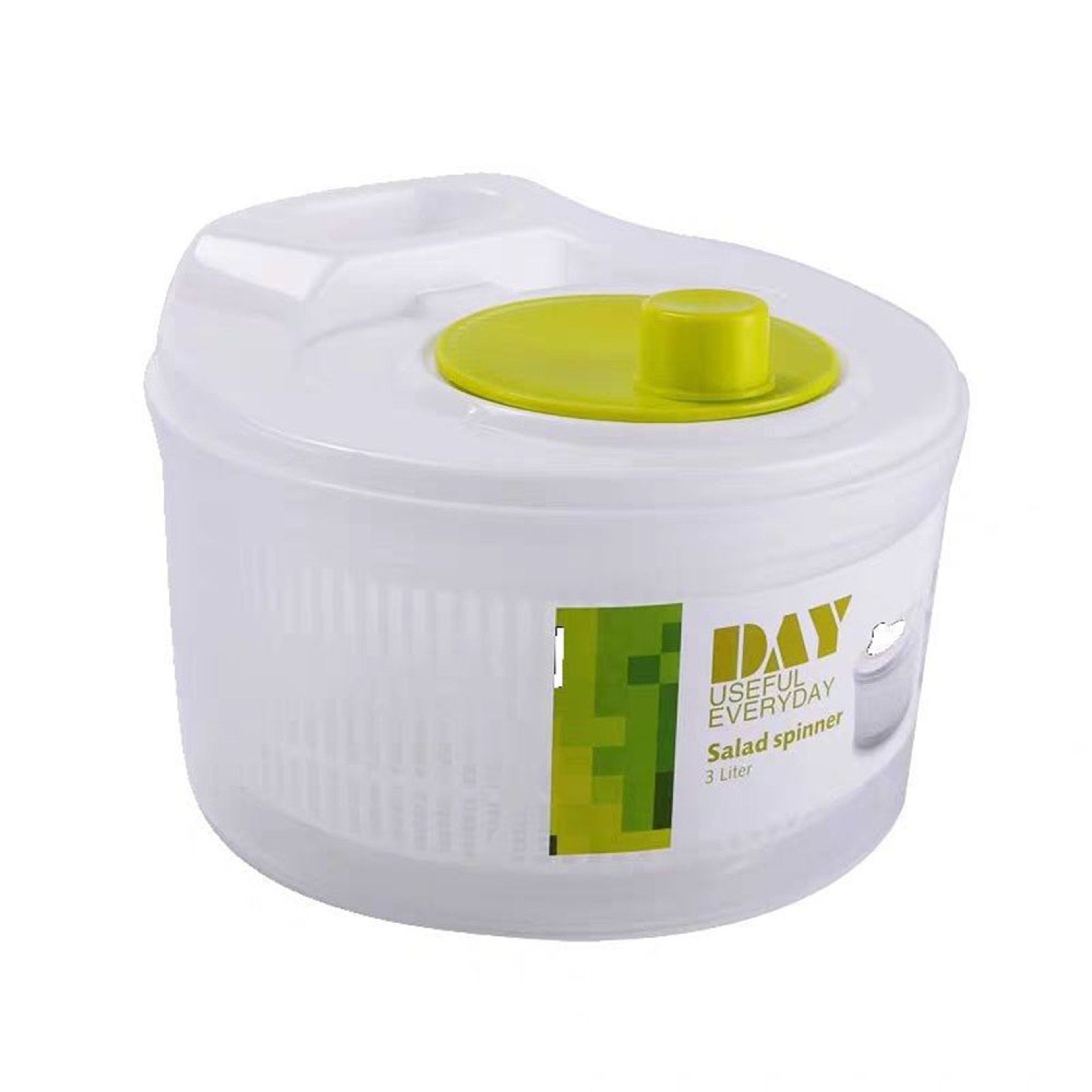 Large Manual Salad Spinner Vegetable Washer And Lettuce Dryer For Crisp Fresh Greens 0