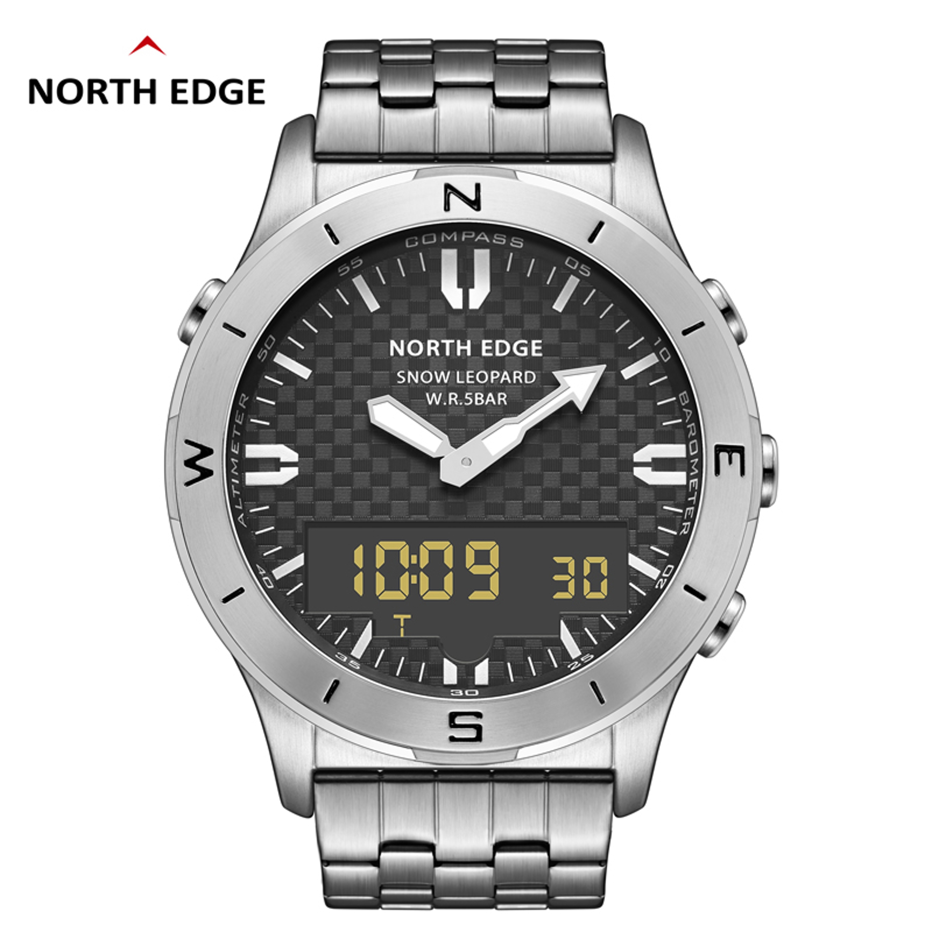 Mens Outdoor Digital Sports Watch With Compass Altimeter Barometer And 50M Water Resistance 1