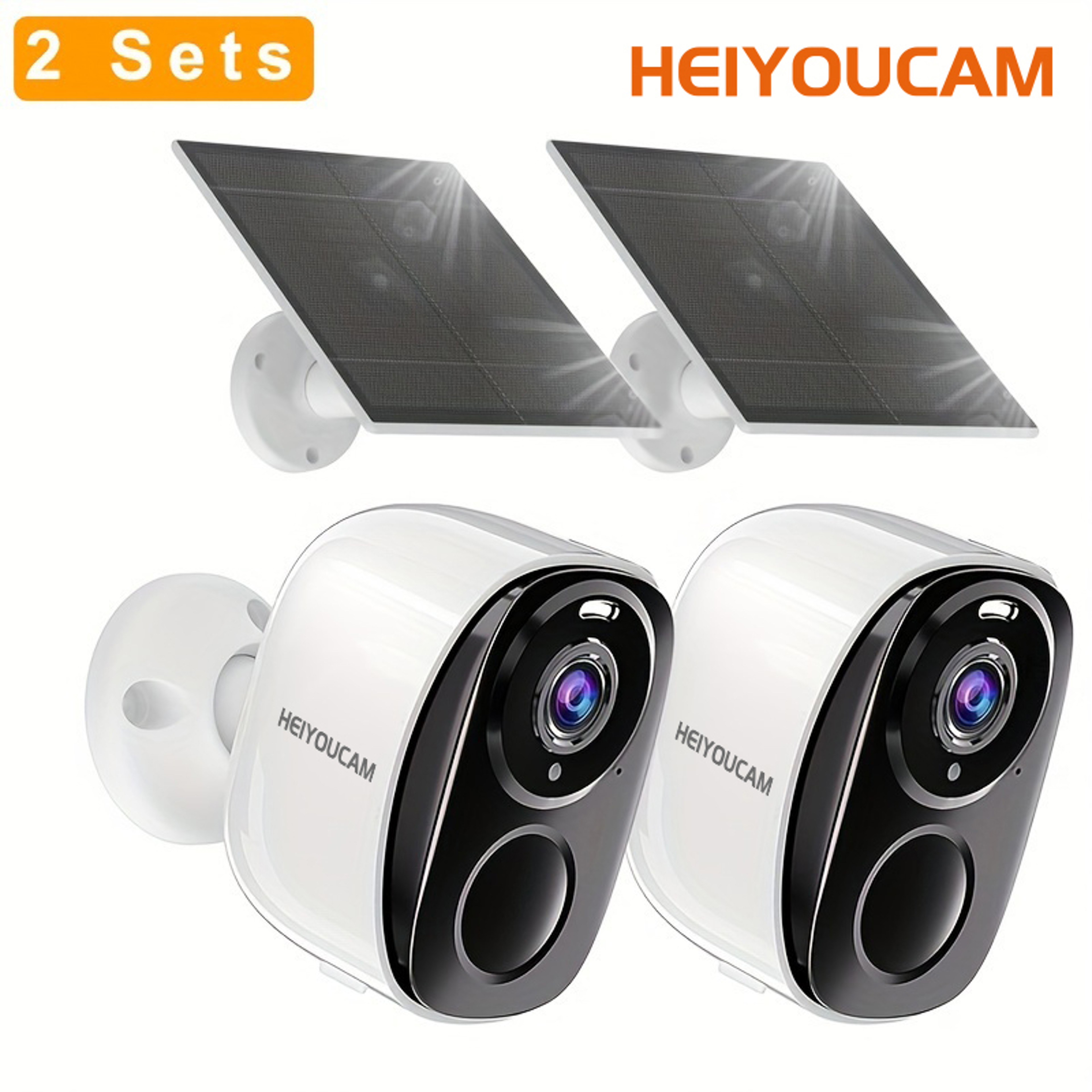 2K 3MP Wireless Outdoor Security Camera With Color Night Vision And Siren 7