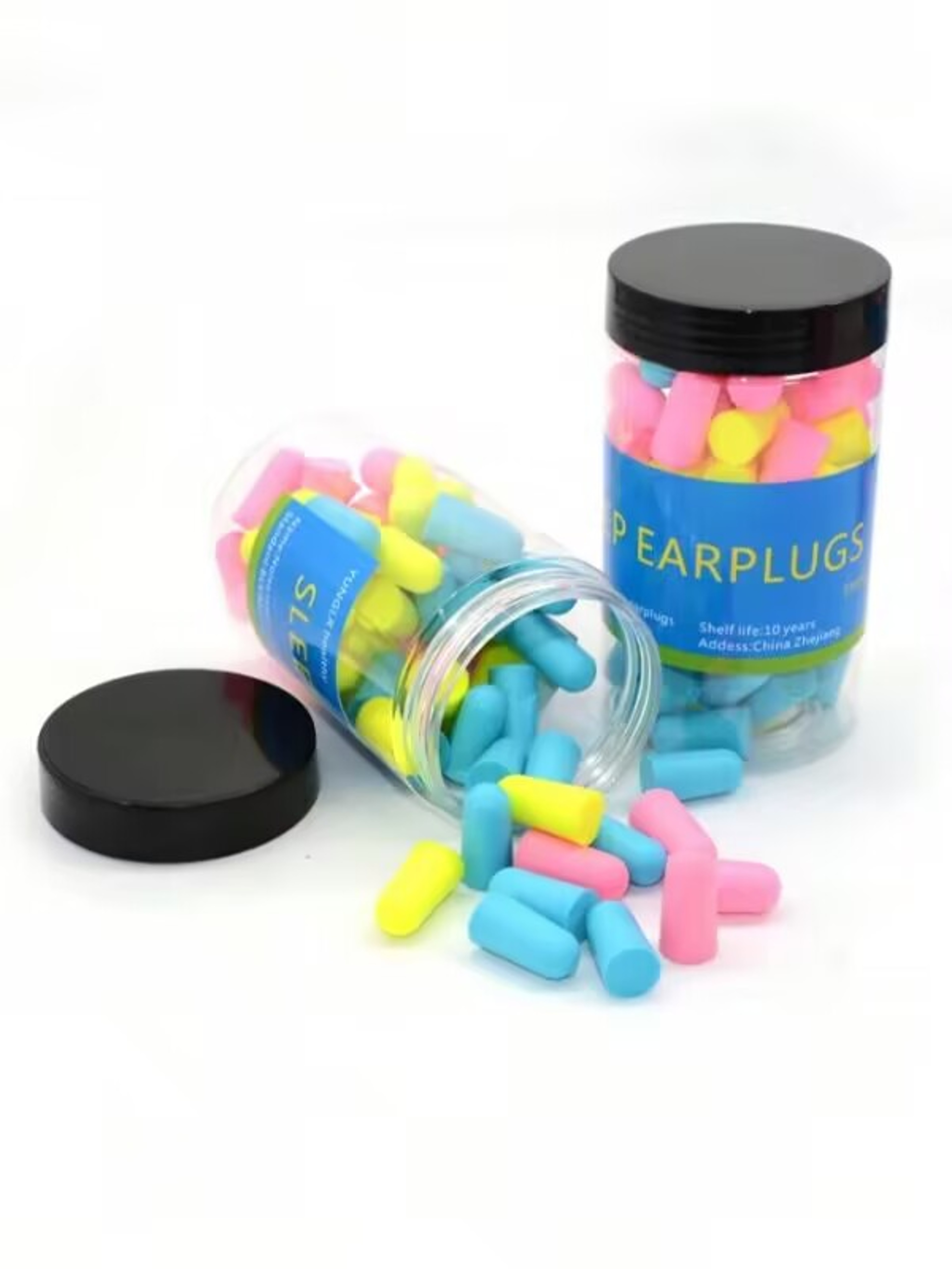 Soft Foam Noise Reduction Ear Plugs For Sleeping Travel Study And Work 12