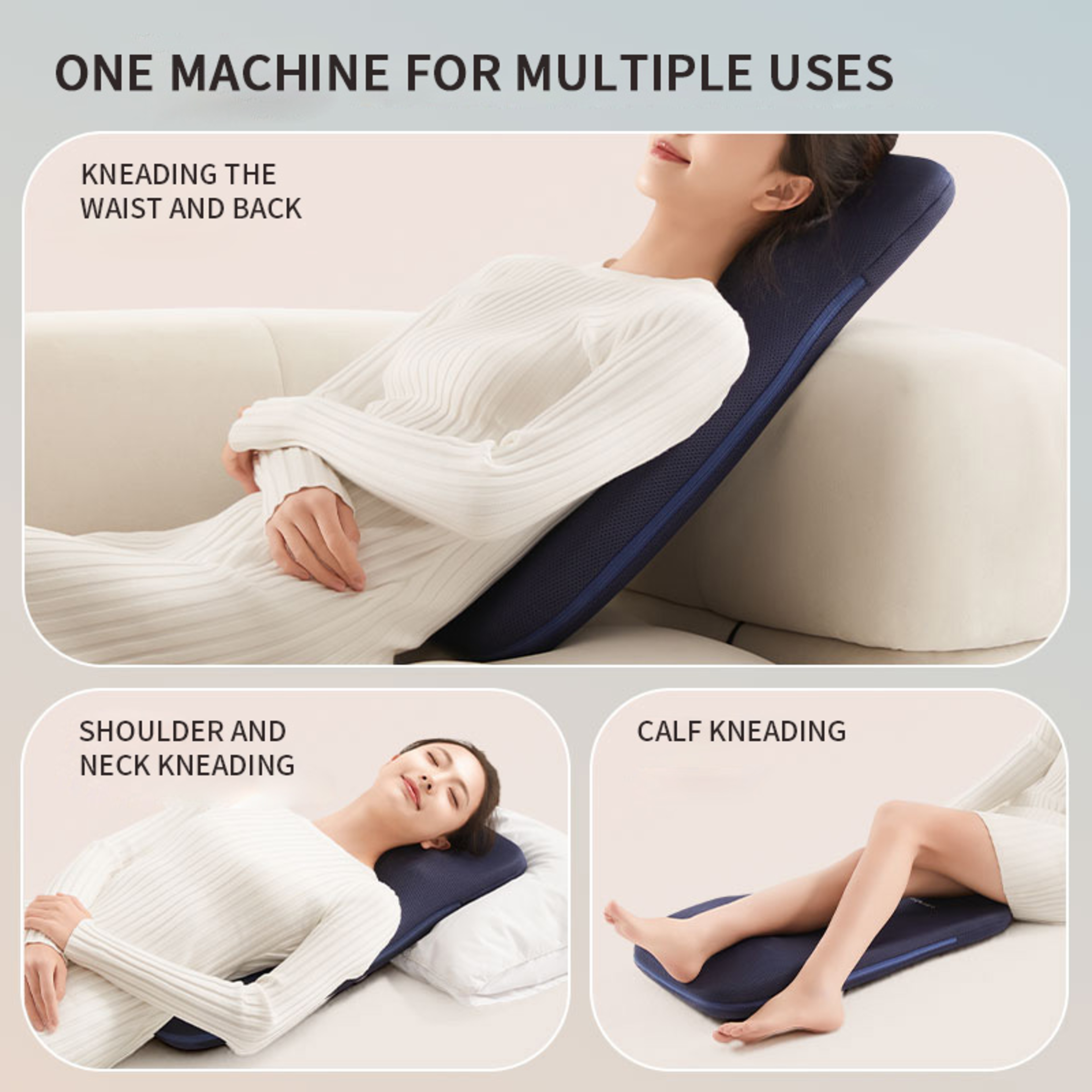 Heated Back Massager Cushion With Kneading Spot Massage 3
