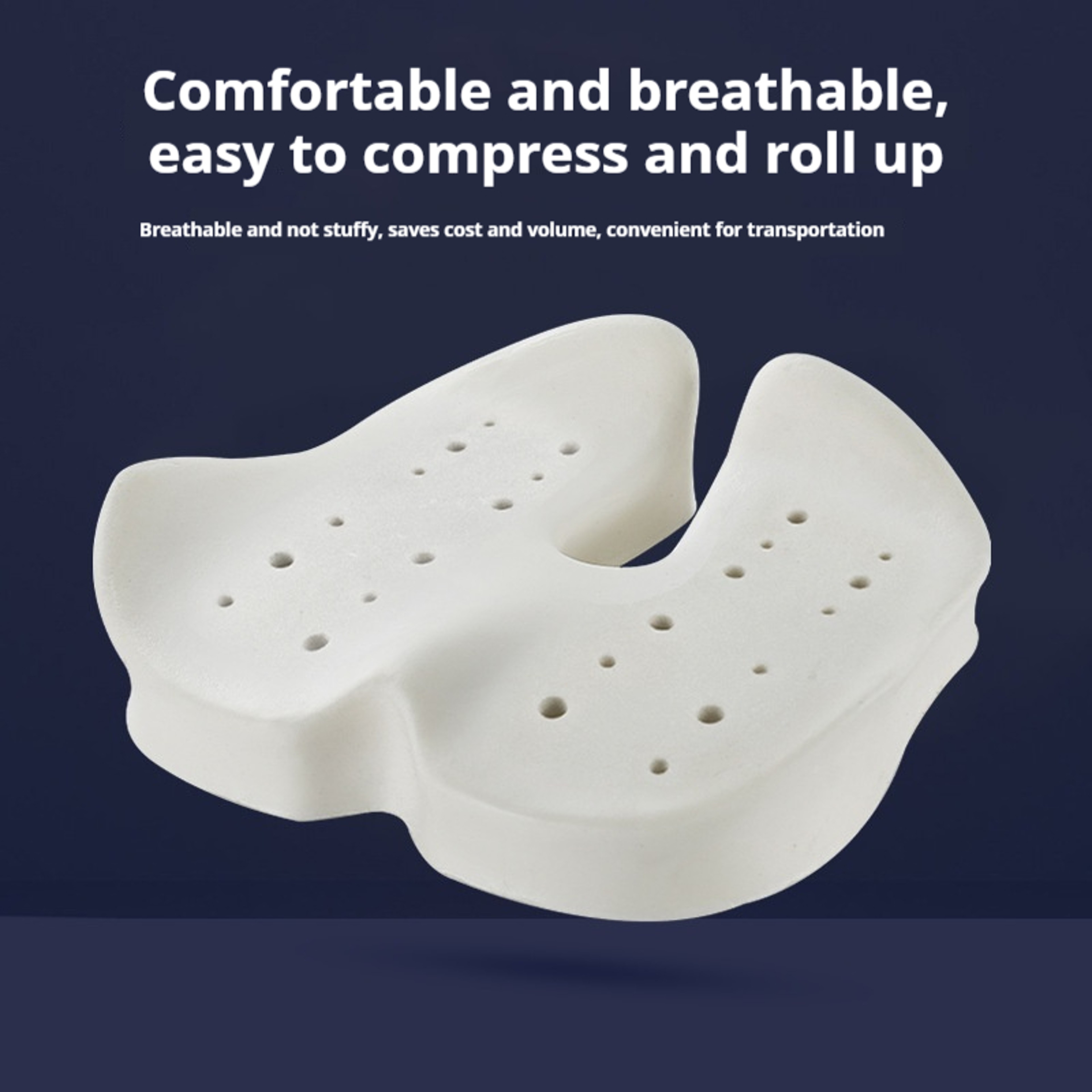 Ergonomic Memory Foam Seat Cushion for Tailbone and Pelvic Support – view 5