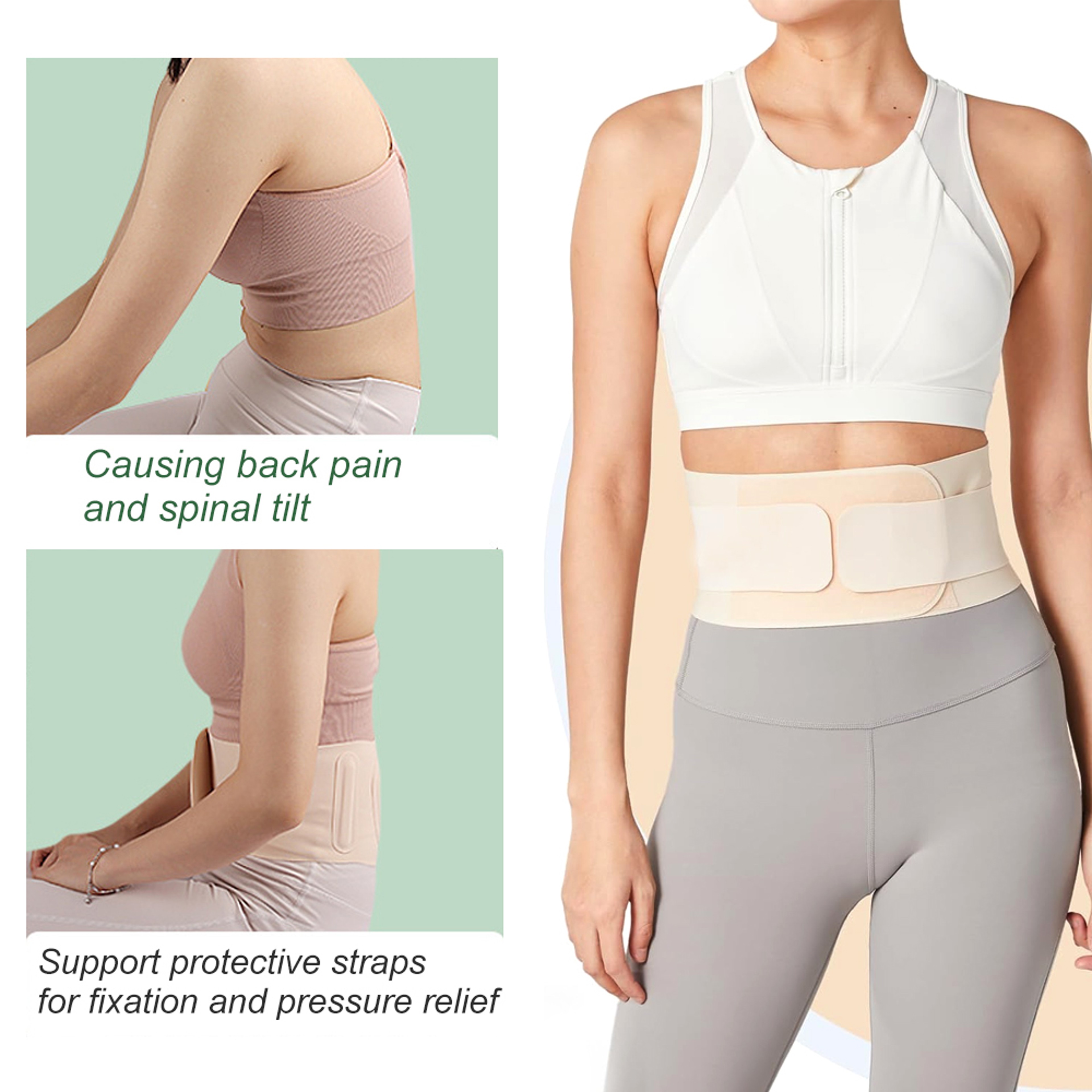 Thin Lumbar Support Belt For Lower Back Pain Relief And Daily Back Support 1