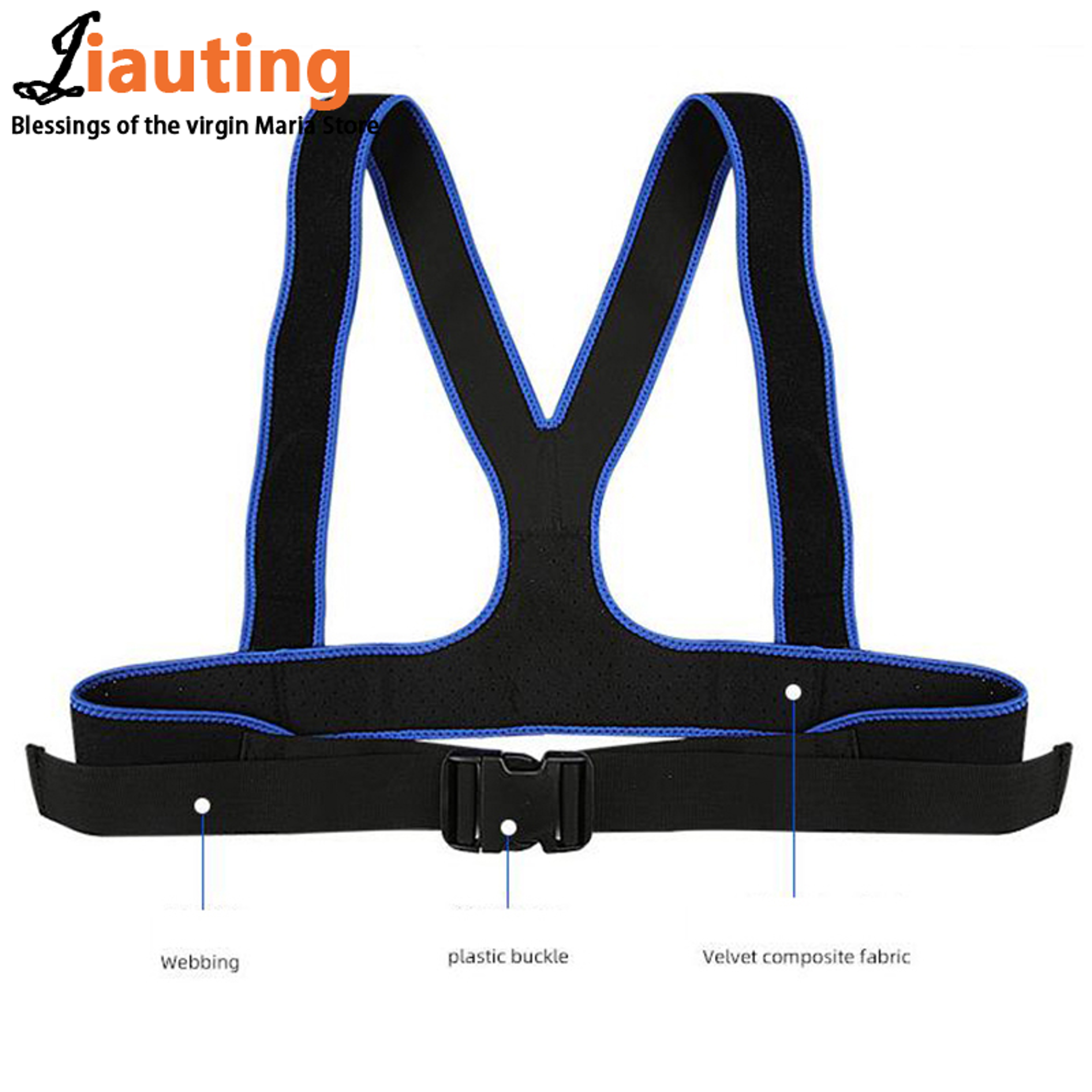 Wheelchair Safety Belt Adjustable Shoulder Harness For Fall Prevention And Torso Support 3