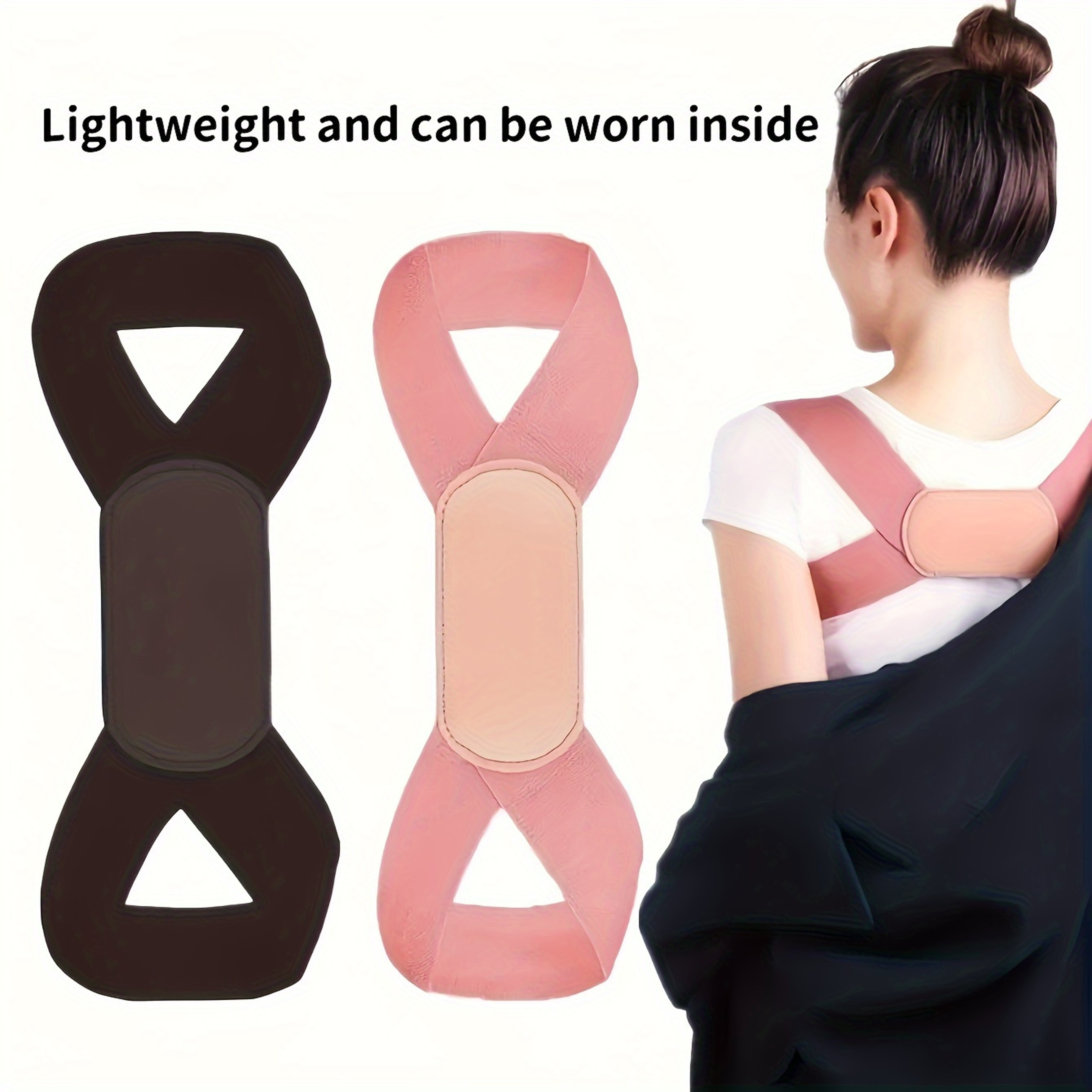 Women Invisible Posture Corrector Breathable Back Support Brace 1