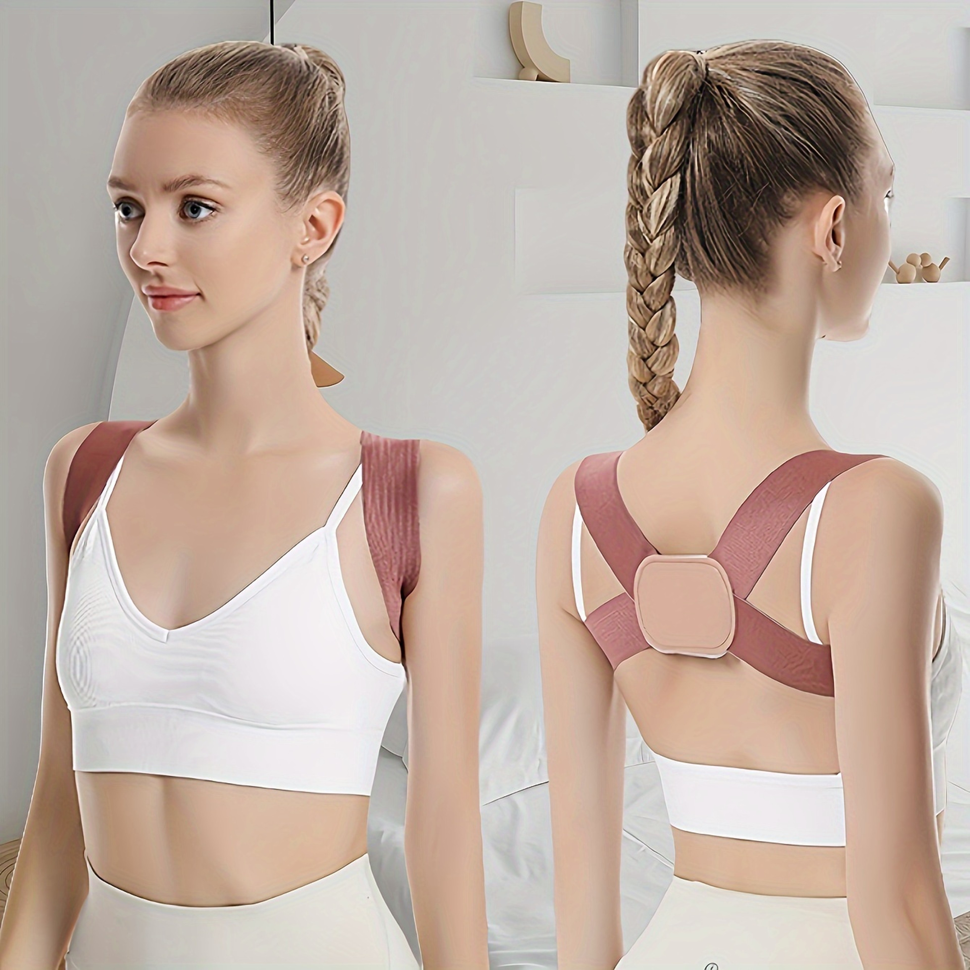 Women Invisible Posture Corrector Breathable Back Support Brace 6