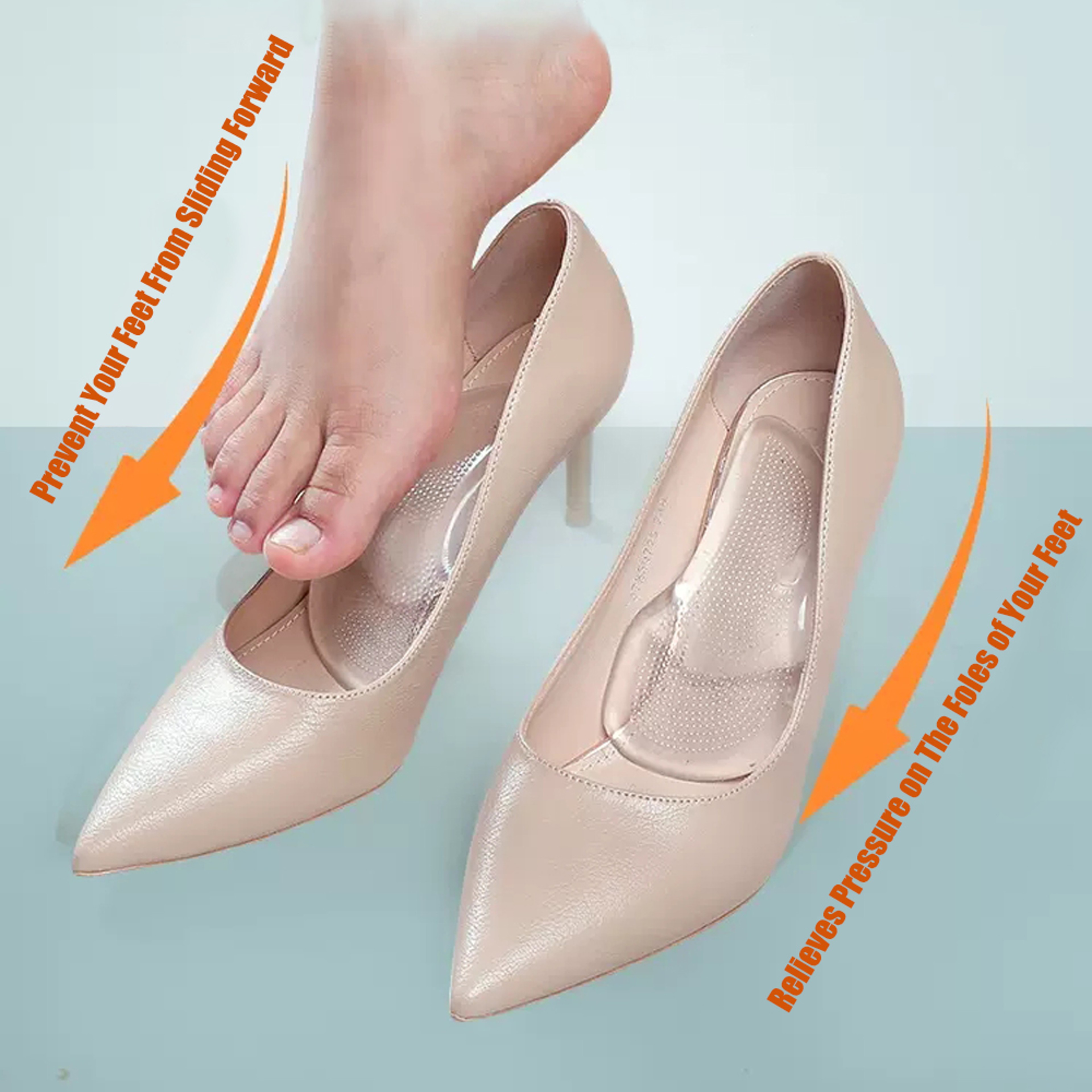 Silicone Gel Arch Support Insoles for Flat Feet and Foot Comfort – view 5