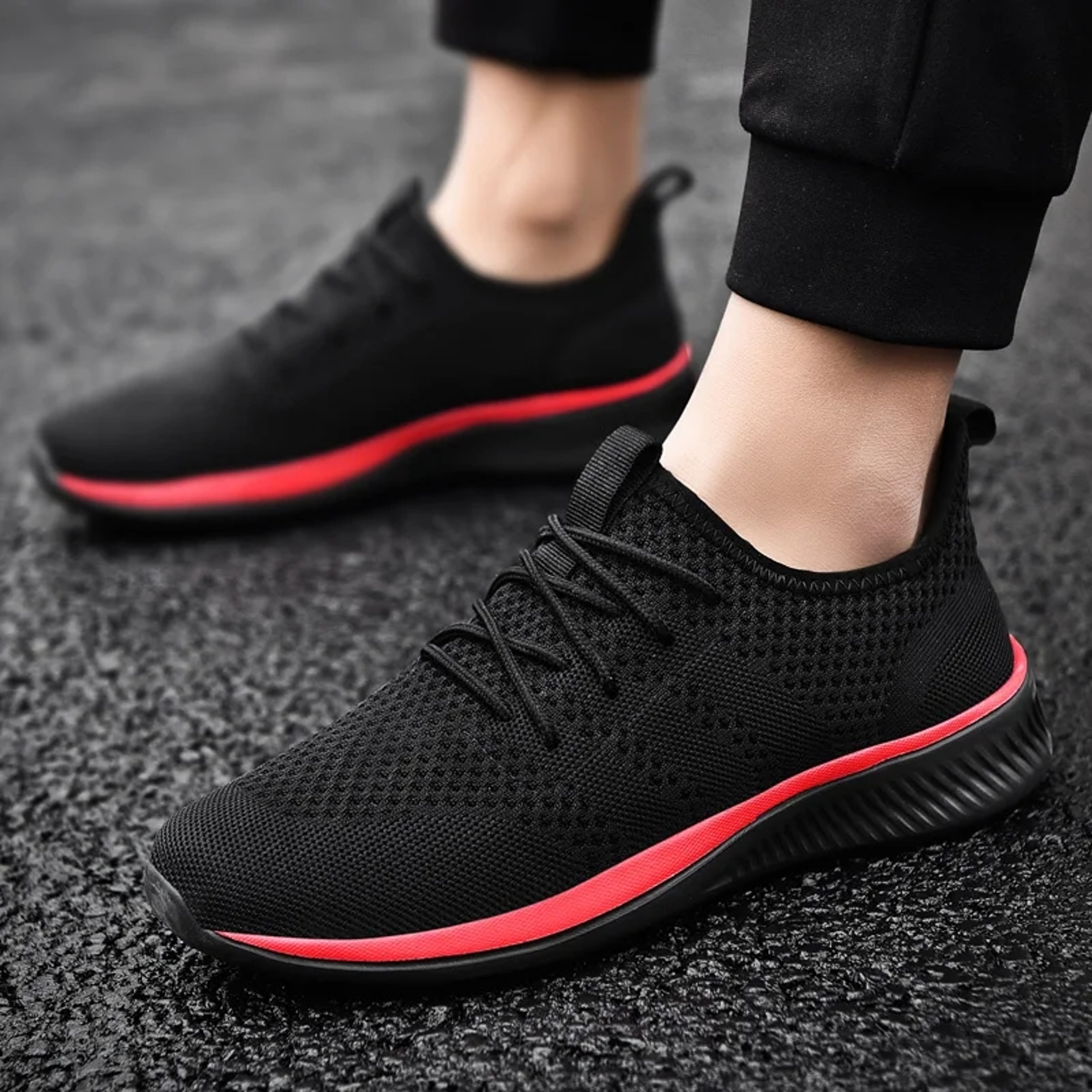 AirFlex Mens Breathable Mesh Walking Sneakers 2