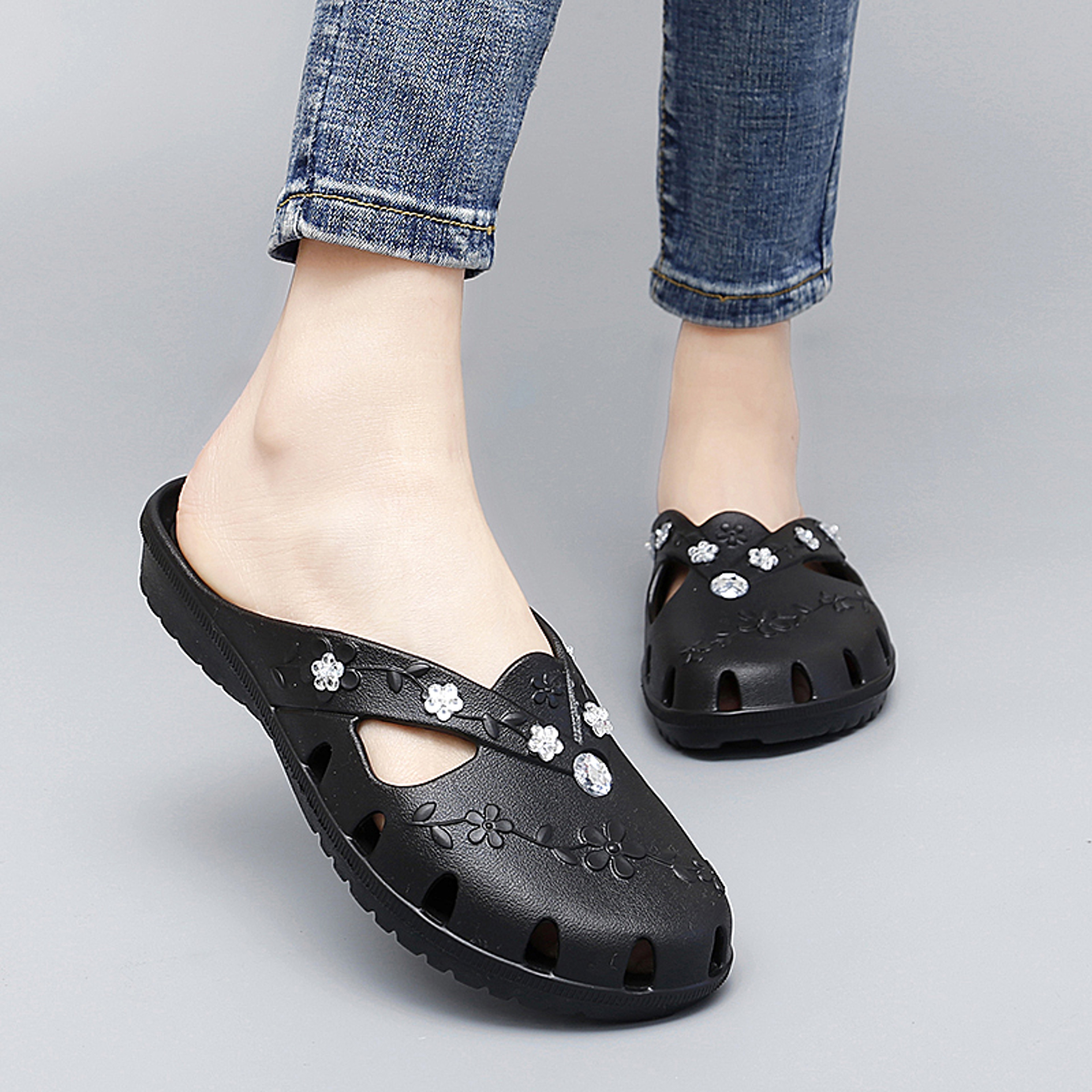 Breathable Womens Casual Clogs Lightweight Summer Beach Sandals – view 6