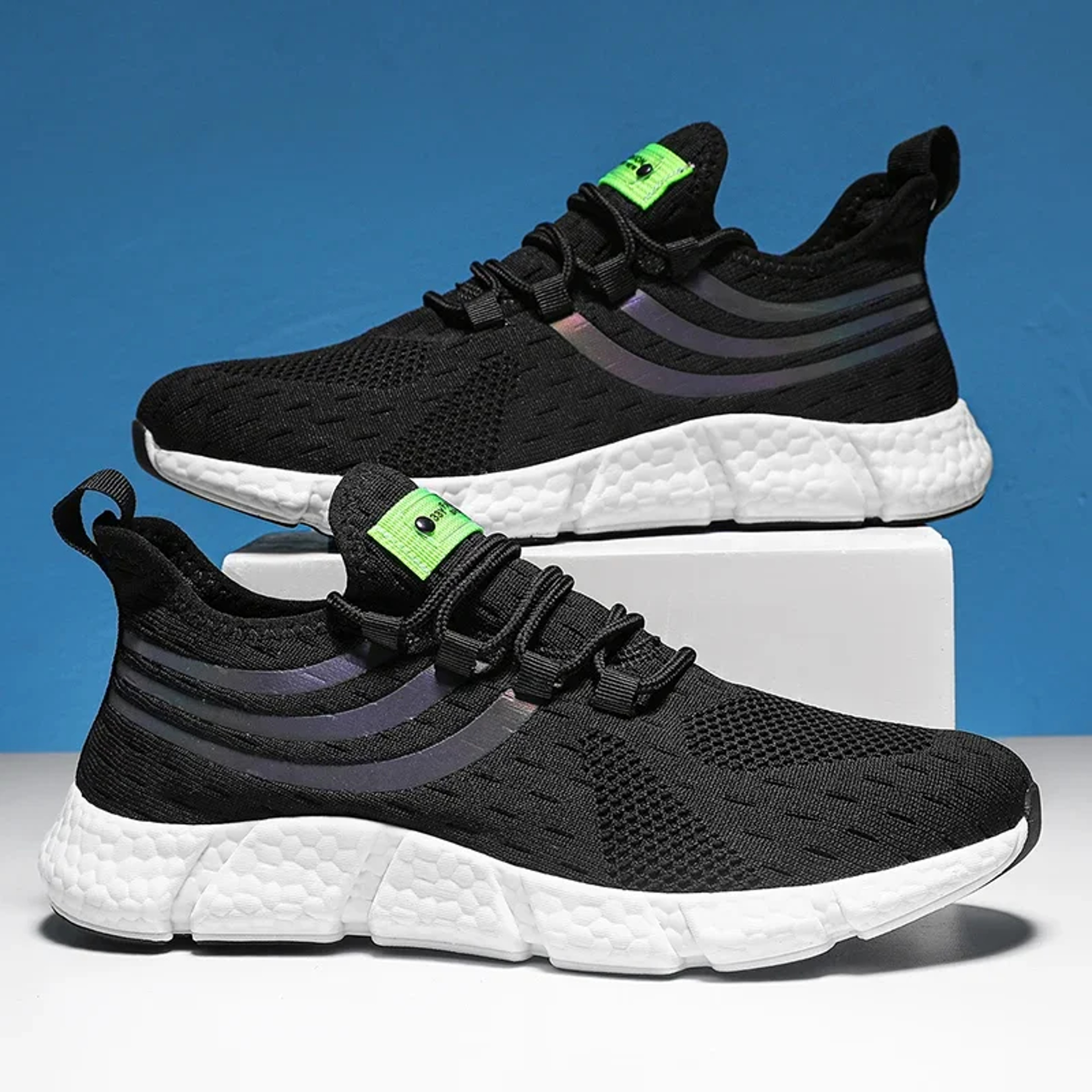 Mens Breathable Platform Sneakers Lightweight Running And Walking Shoes 7