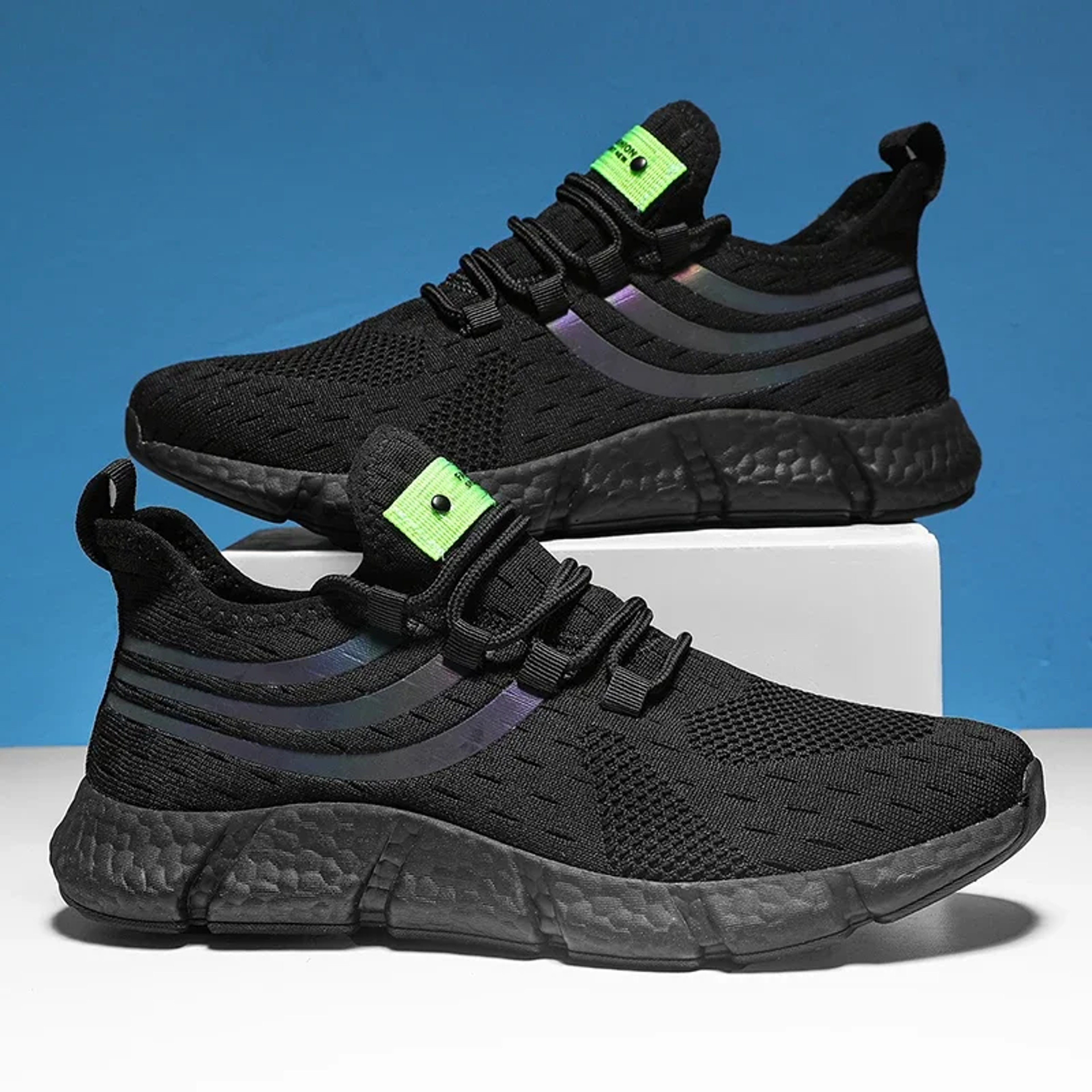 Mens Breathable Platform Sneakers Lightweight Running And Walking Shoes 8