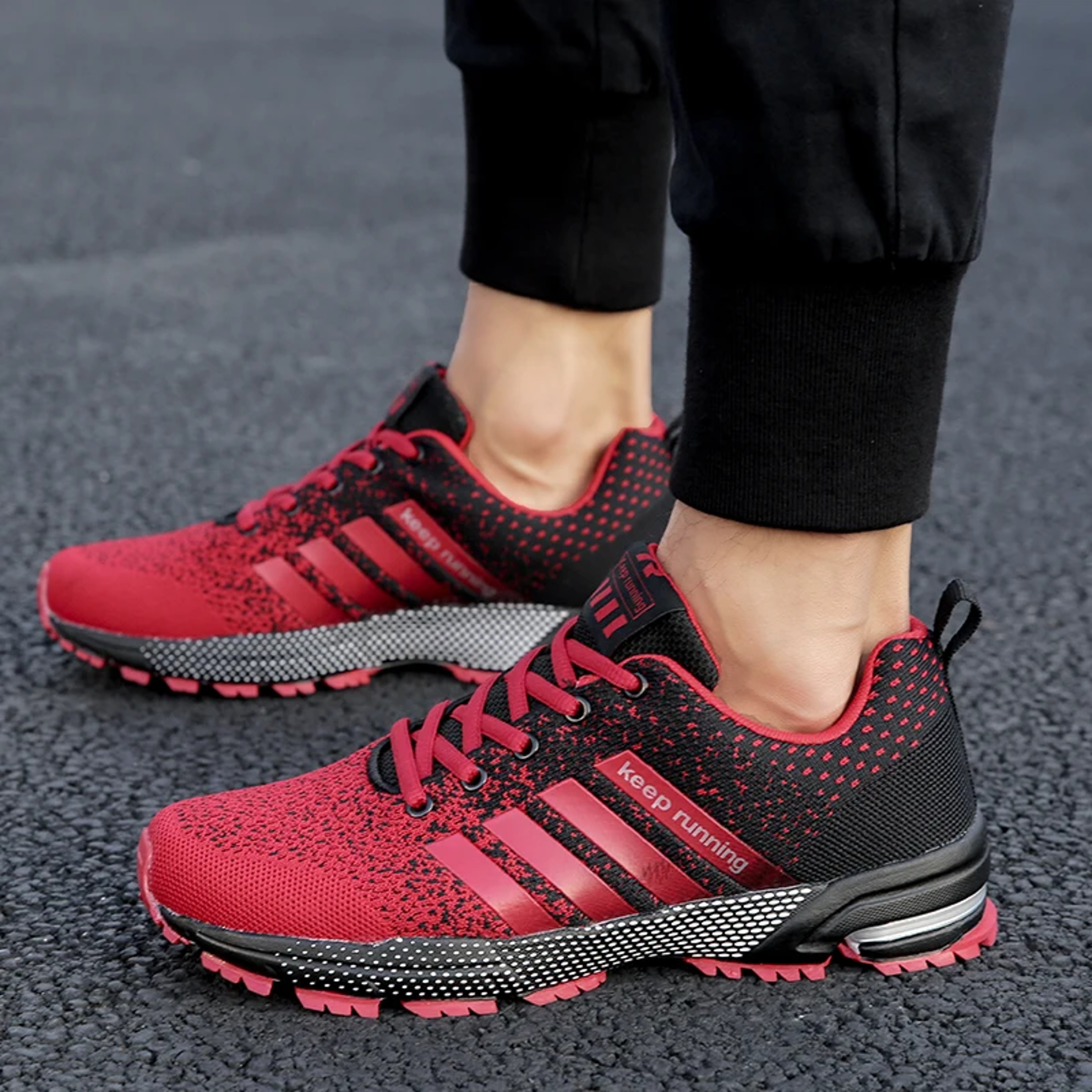 Mens Breathable Lightweight Sneakers For Walking Running And Training 5