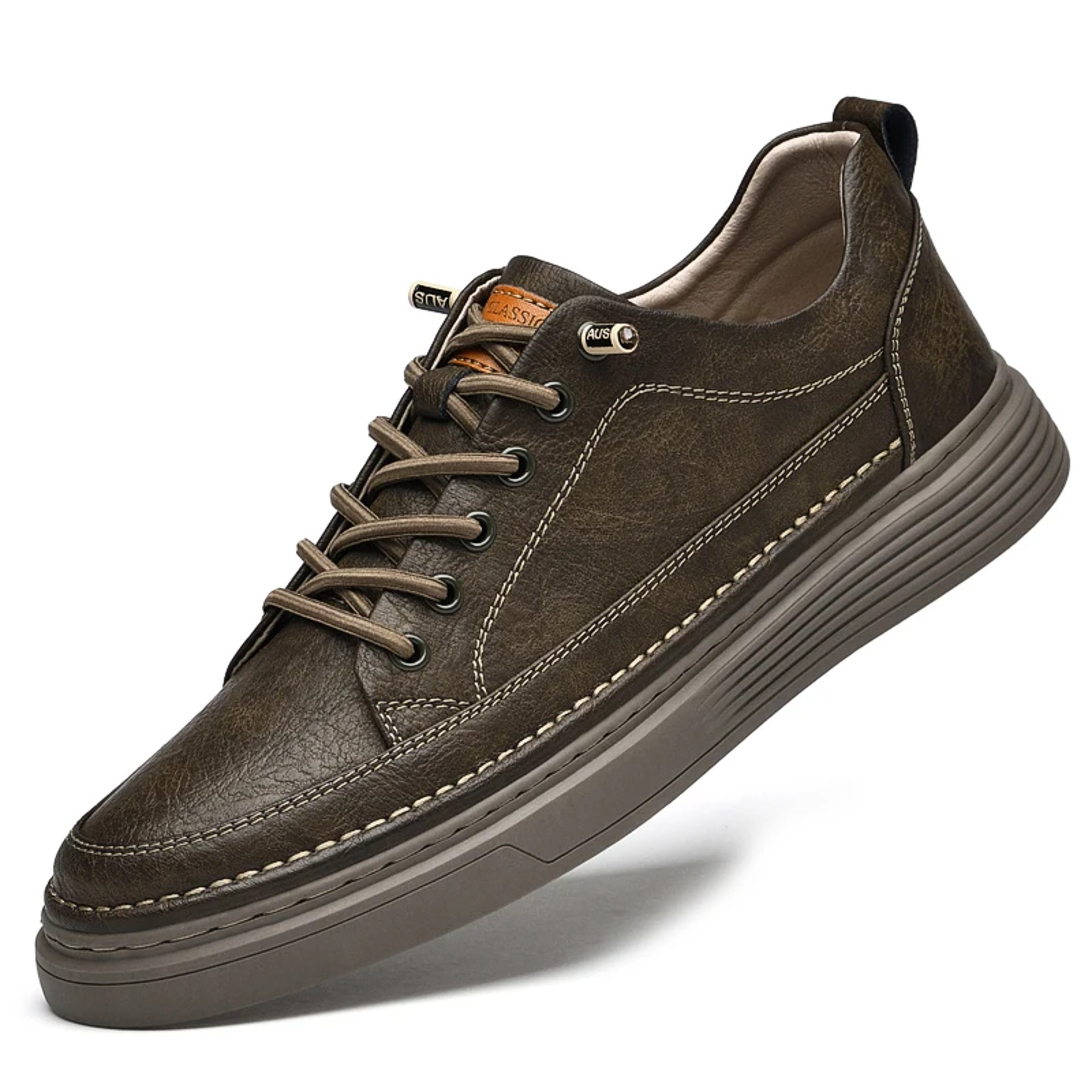Handmade Genuine Leather Men Casual Oxford Shoes 7