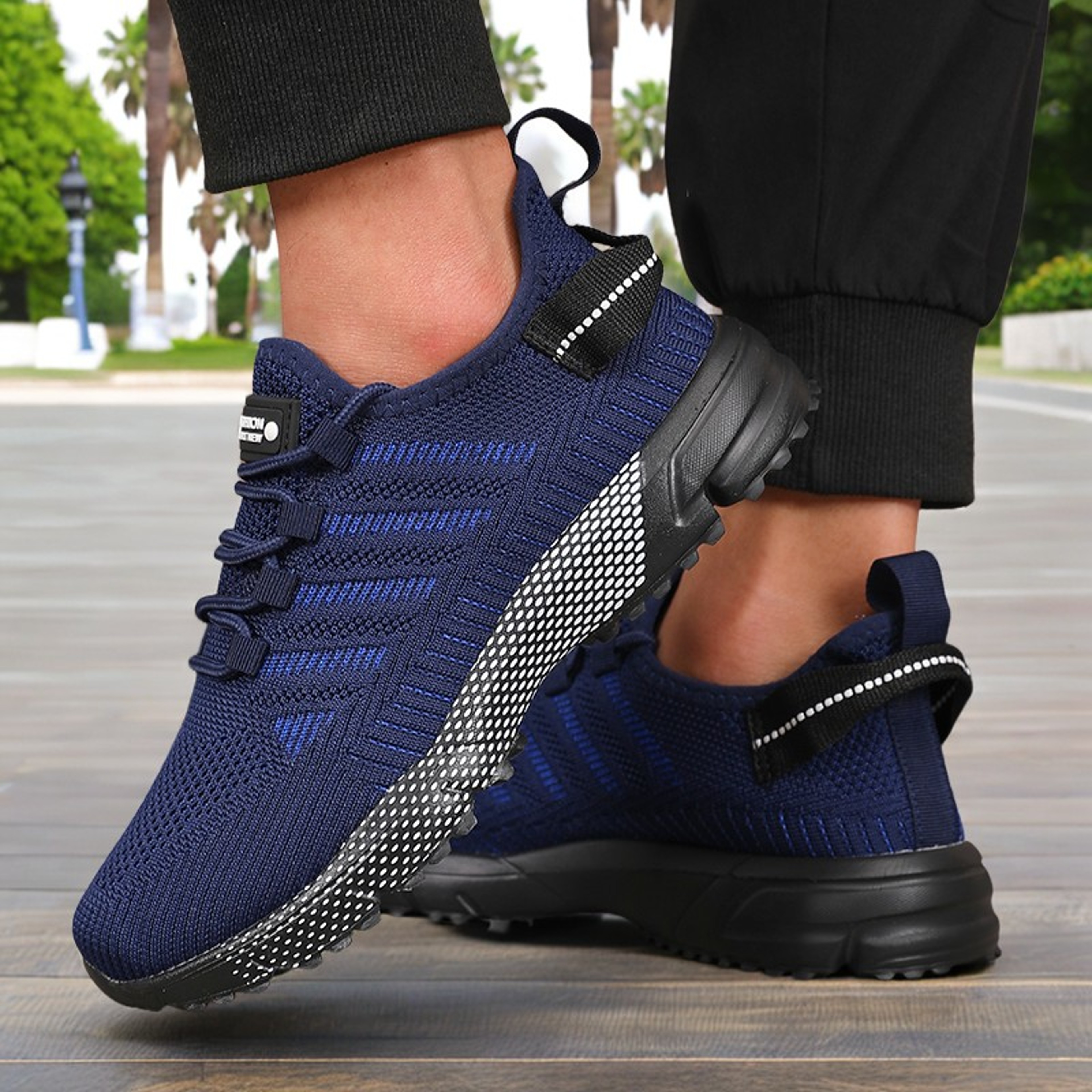 Men's Thick Sole Breathable Sneakers Lightweight Casual Running Shoes – view 8