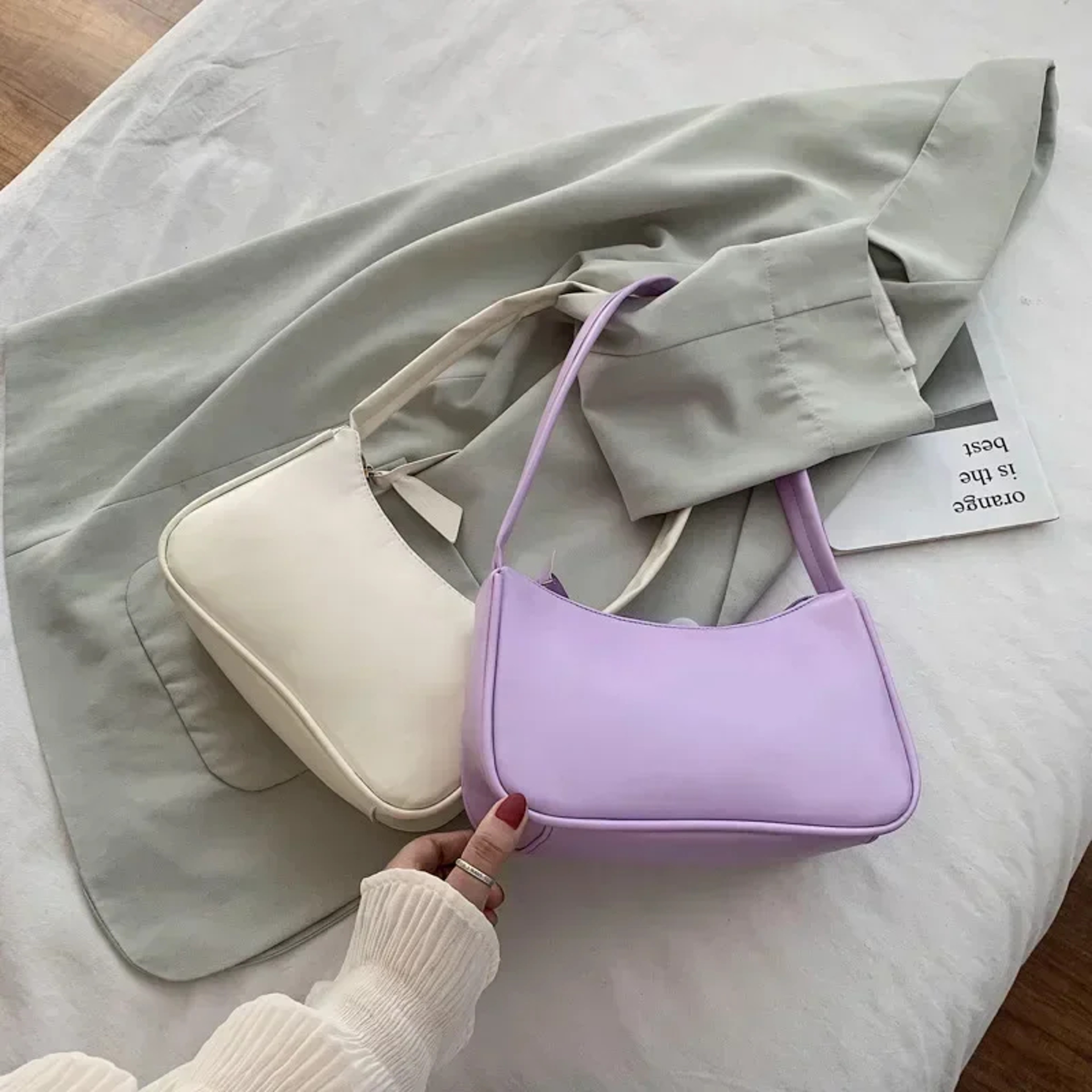 Retro Soft PU Leather Underarm Shoulder Bag for Women – view 4