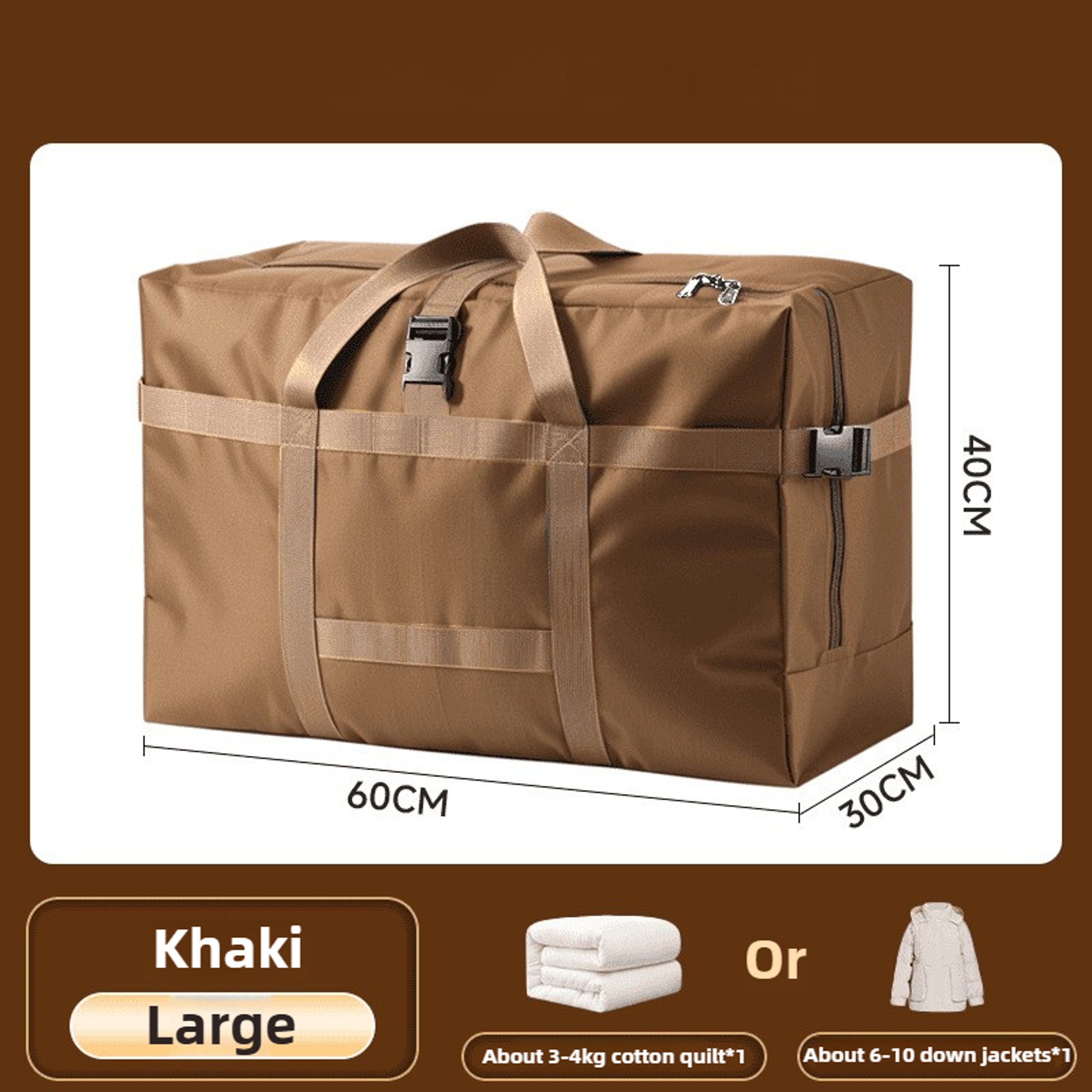 Large Capacity Oxford Cloth Moving Storage Bag For Clothes Blankets And Travel 10